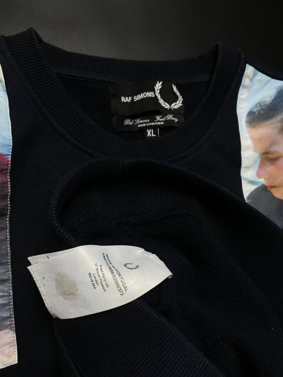 Fred Perry × Raf Simons Raf Simons x Fred Perry portrait patch sweatshirt Size US XL / EU 56 / 4 - 3 Thumbnail