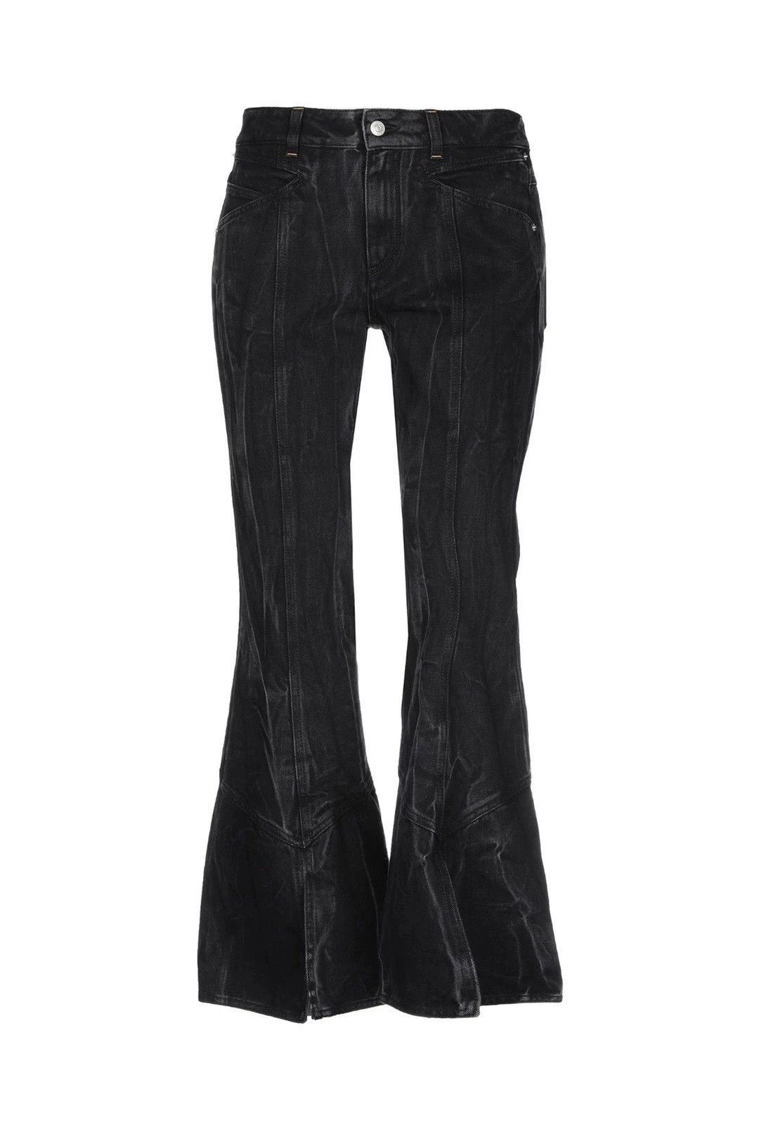 Givenchy Givenchy Women's Black Flared Jeans Size 34 Size 24" / US 00 / IT 34 - 1 Thumbnail