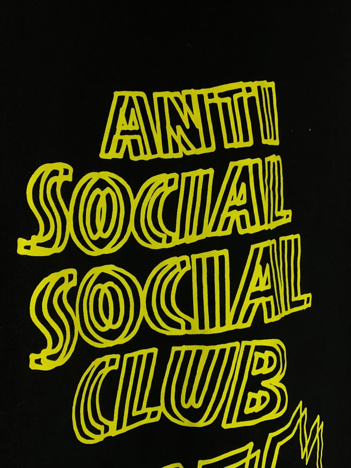 Anti Social Social Club × Undefeated Undefeated ASSC Anti Social Social Club Yellow Black Hoodie Size US M / EU 48-50 / 2 - 5 Thumbnail