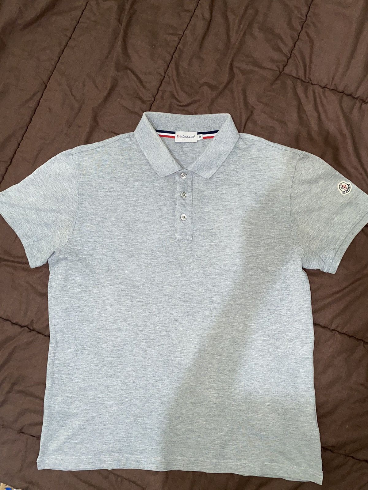 Moncler × Moncler Grenoble Moncler maglia polo grey Size US M / EU 48-50 / 2 - 2 Thumbnail