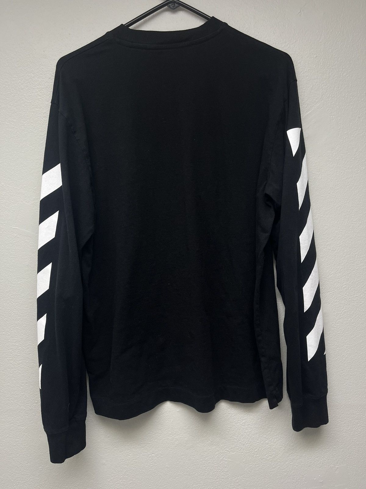 Off-White Off-White Diagonal Helvetica Logo Longsleeve Size US M / EU 48-50 / 2 - 6 Thumbnail