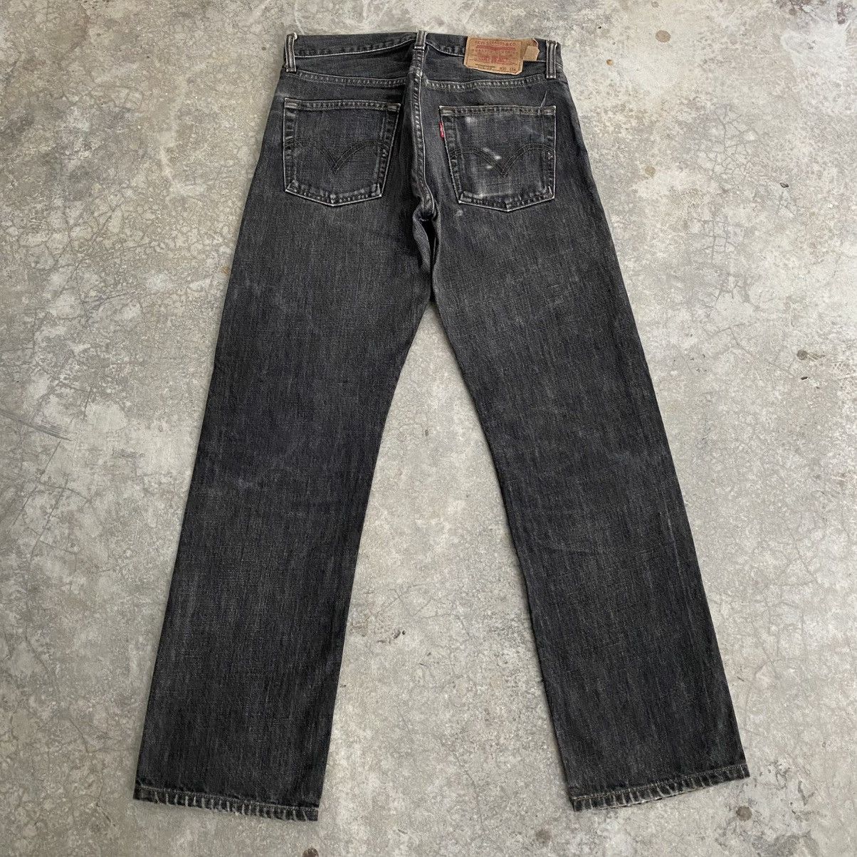Levi's Size 31x29.5 Vintage Levis 505 Faded Black Denim Jeans Size US 31 - 10 Thumbnail