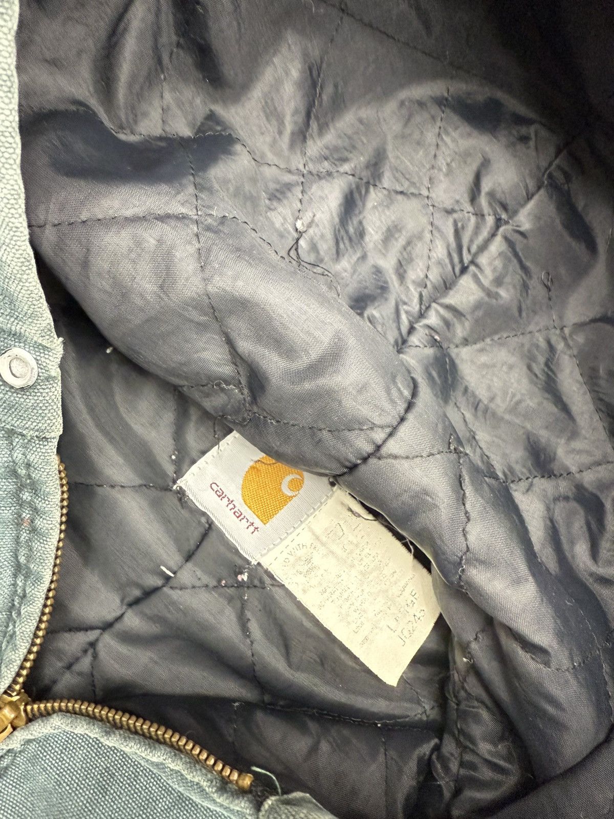 Carhartt Vintage Carhartt Canvas Faded Hooded Jacket Size US L / EU 52-54 / 3 - 5 Thumbnail
