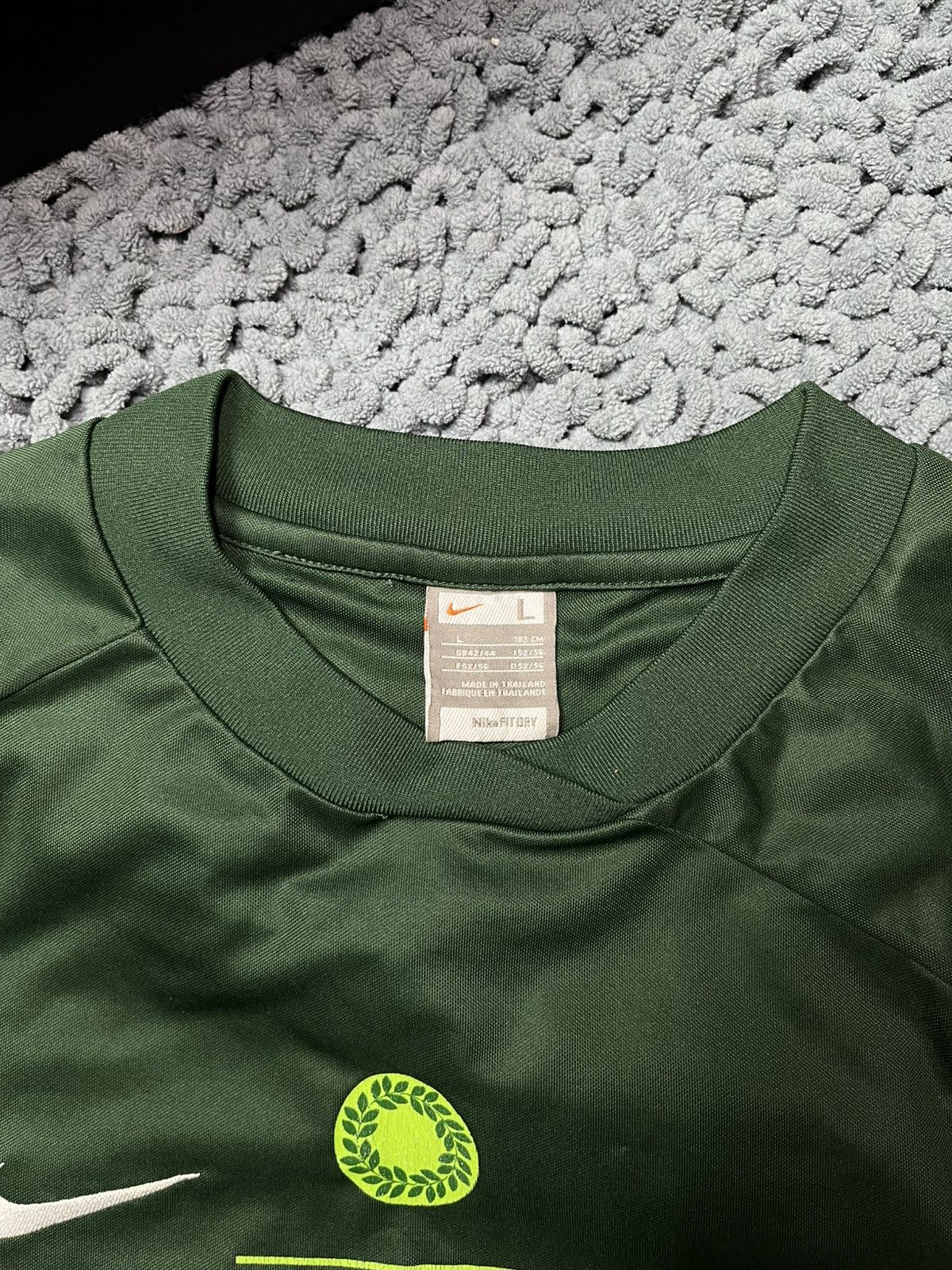 Nike 🇧🇷NIKE VINTAGE NUTRILITE RONALDINHO 2000’s FOOTBALL JERSEY Size US L / EU 52-54 / 3 - 5 Thumbnail