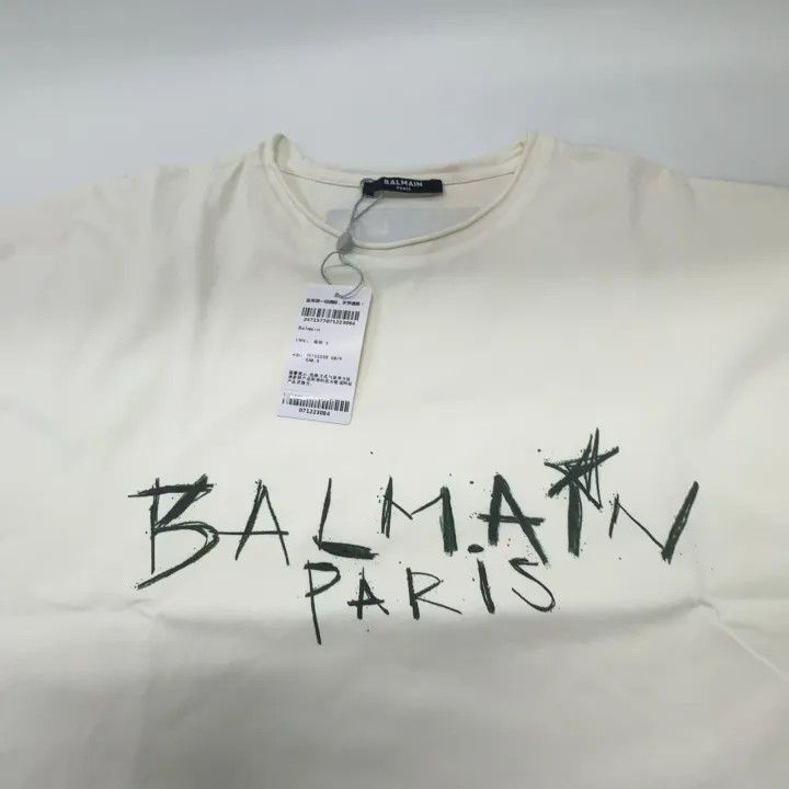 Other Balmain White Graphic Print T-Shirt for Women -2507 Size S / US 4 / IT 40 - 7 Thumbnail