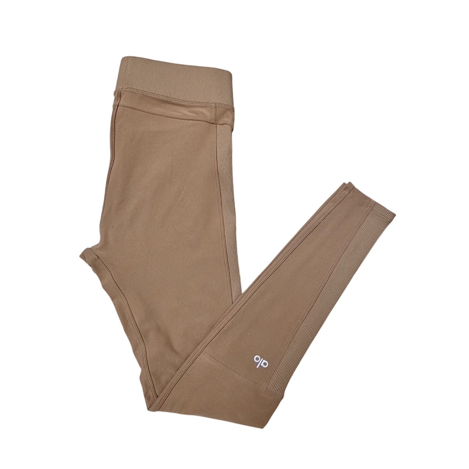 Alo Alo Yoga Leggings High-Waist Airlift Sheeny Toasted Almond Size 25" / US 0 / IT 36 - 10 Thumbnail