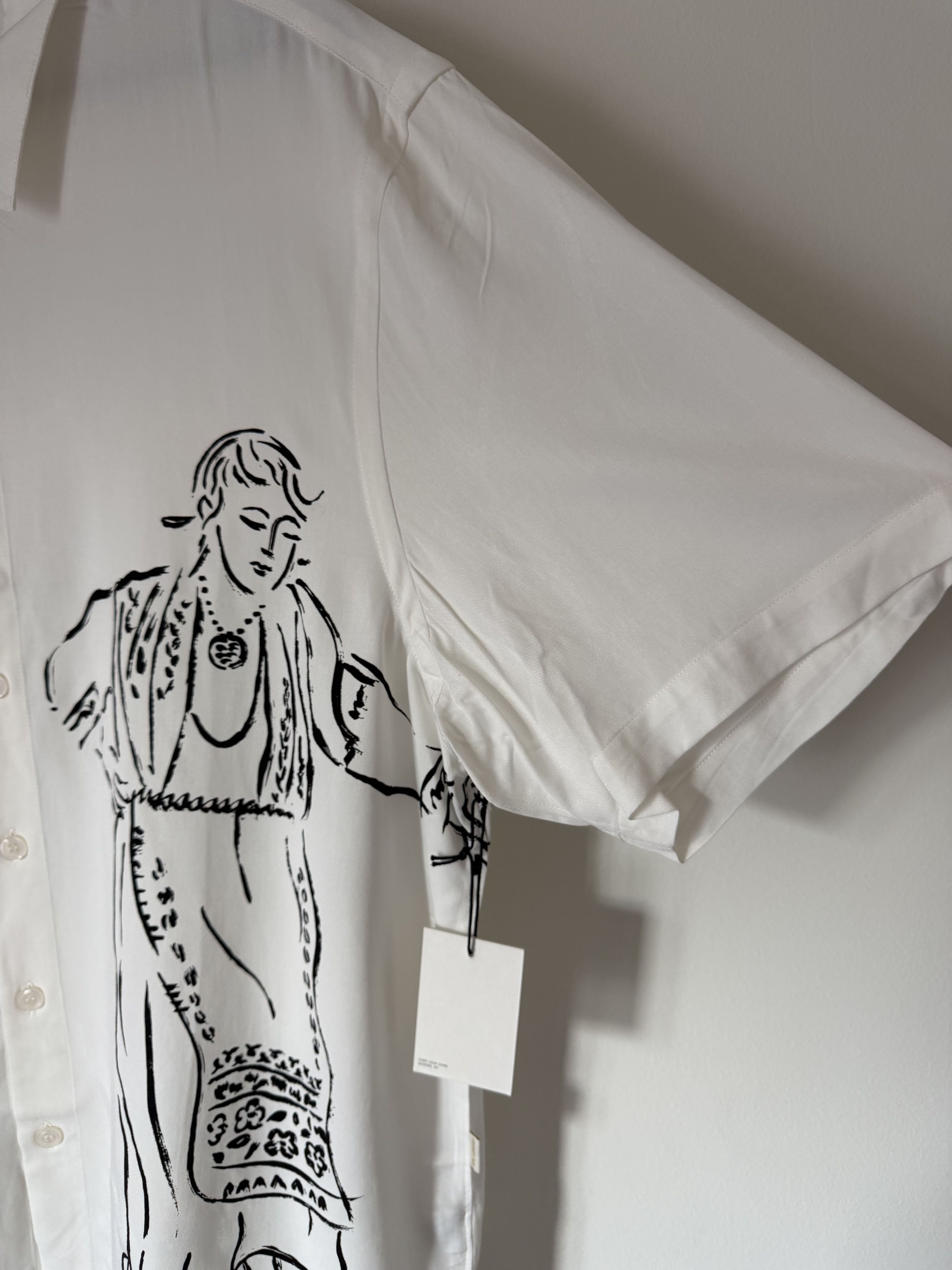Aime Leon Dore Aime Leon Dore Choros Button Up Shirt in White Size US XL / EU 56 / 4 - 4 Thumbnail