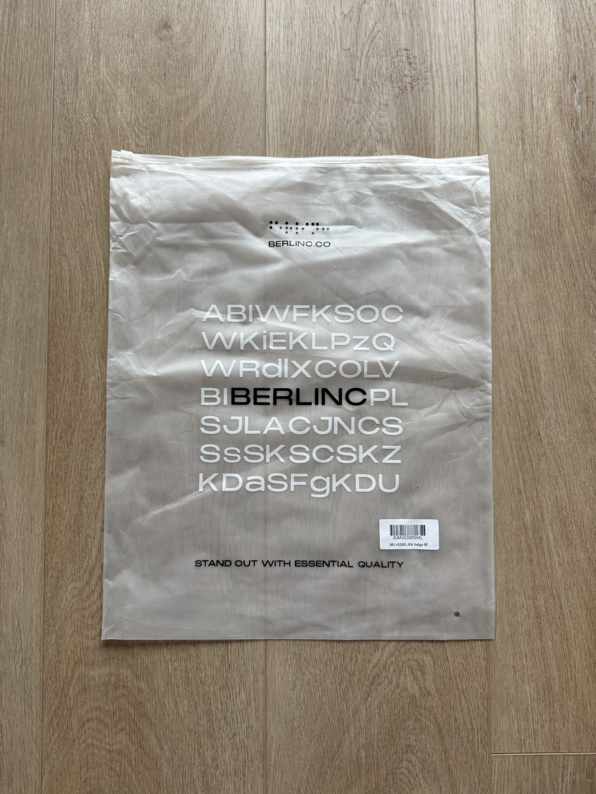 BERLINC RAW INDIGO JAPANESE SELVEDGE BAGGY JEANS