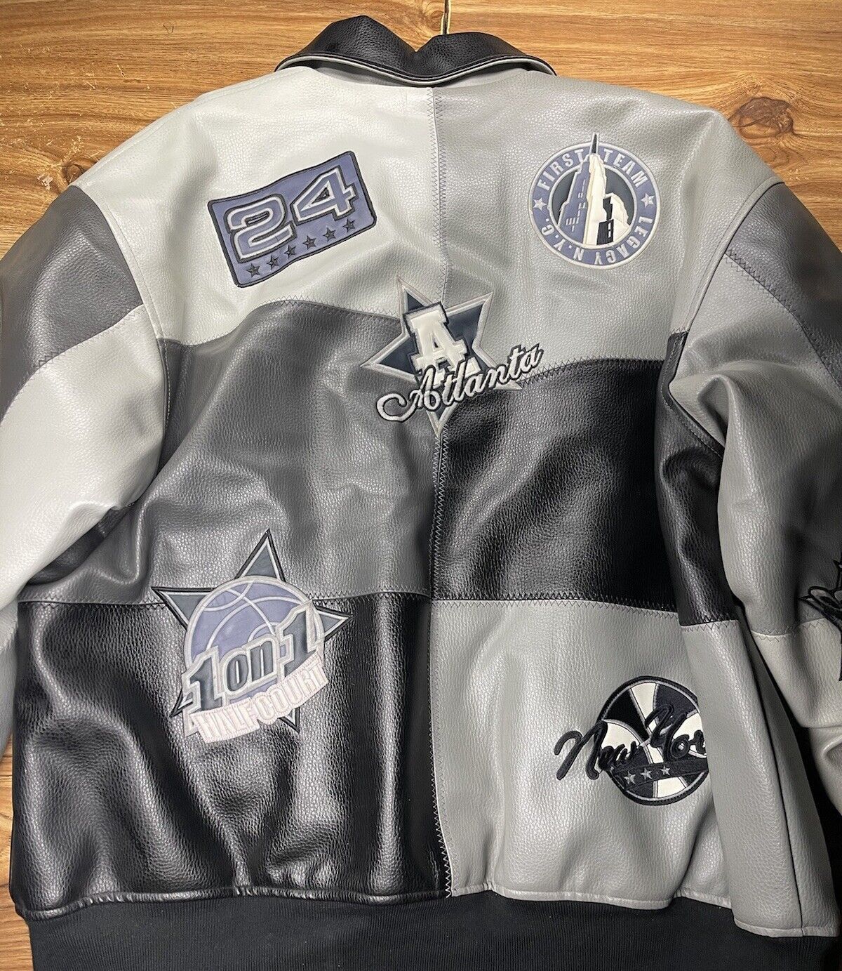 NBA × Vintage Raw Blue CLASSICS Bomber Jacket XL Men's 90's NBA NHL RARE Size US XL / EU 56 / 4 - 17 Thumbnail