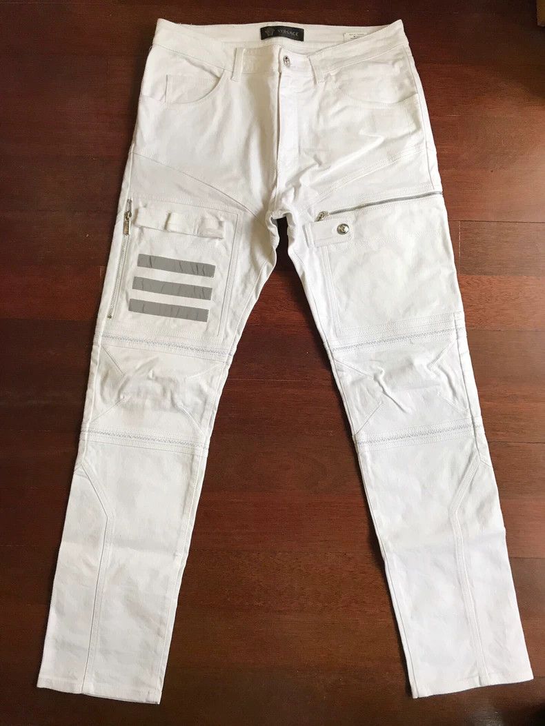 Versace Versace White jeans Size US 32 / EU 48 - 1 Thumbnail