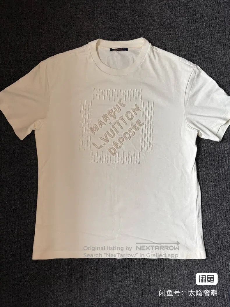 Louis Vuitton Louis Vuitton Fei Dong upper body beaded T-shirt Size US XXL / EU 58 / 5 - 1 Thumbnail