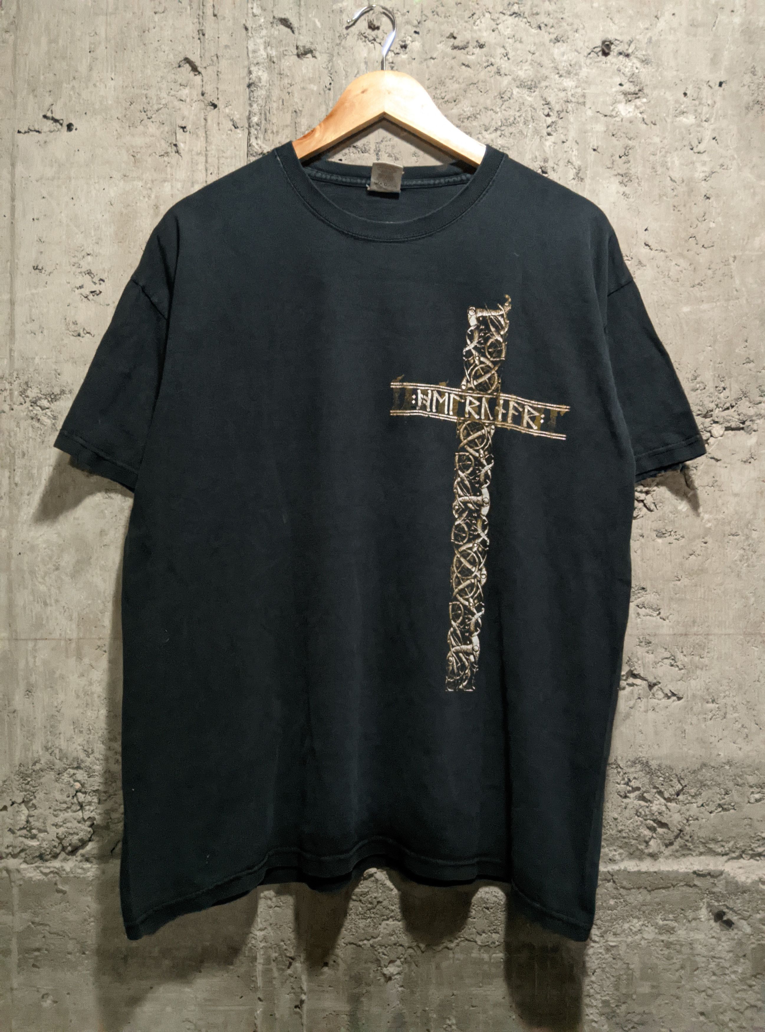 Vintage 2005 helrunar älter als das kreuz Metal t shirt
