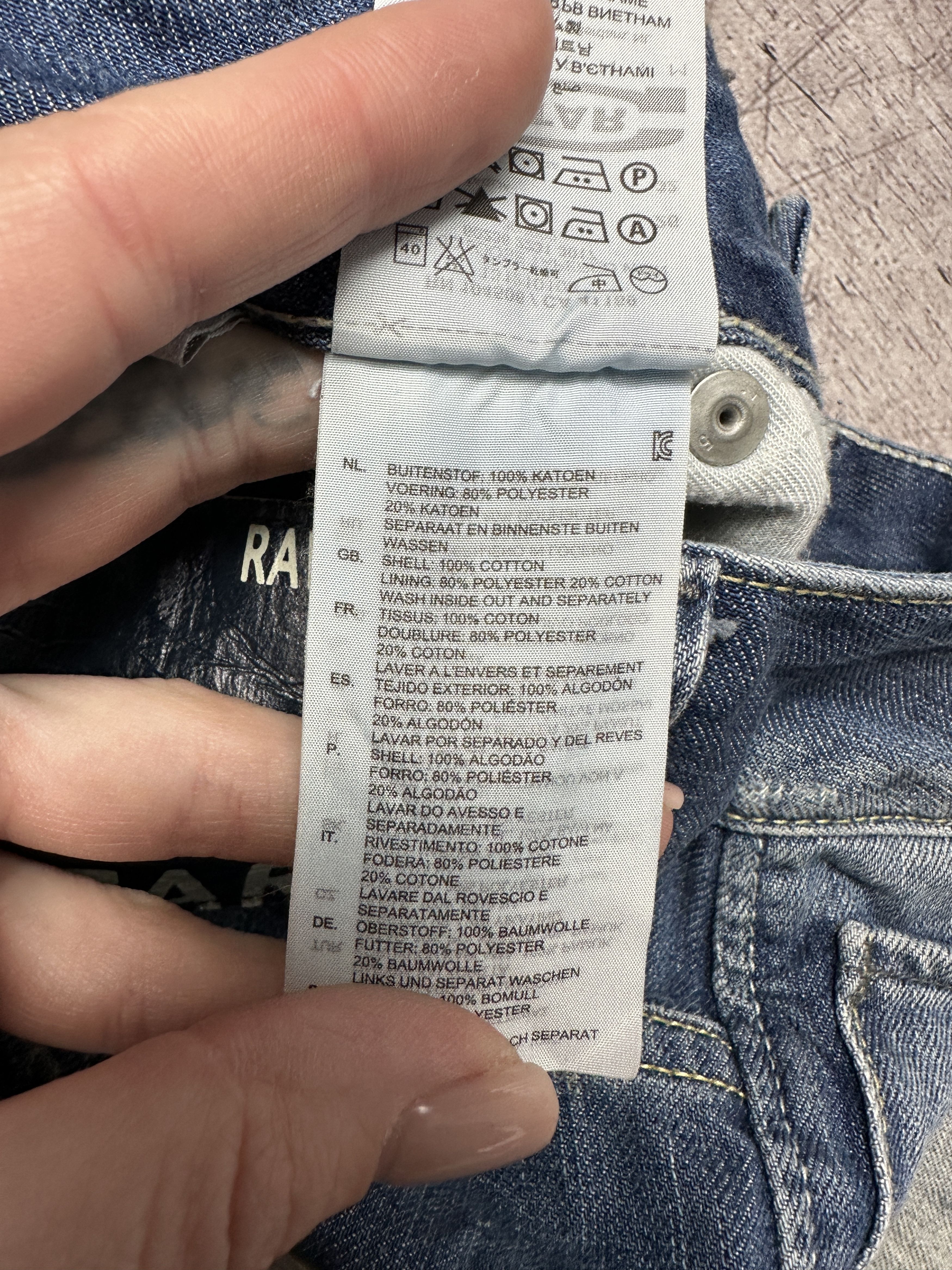 G-Star G Star Raw Womens Arc 3D Loose Tapered Denim Pants Jeans Size 26" / US 2 / IT 38 - 4 Thumbnail