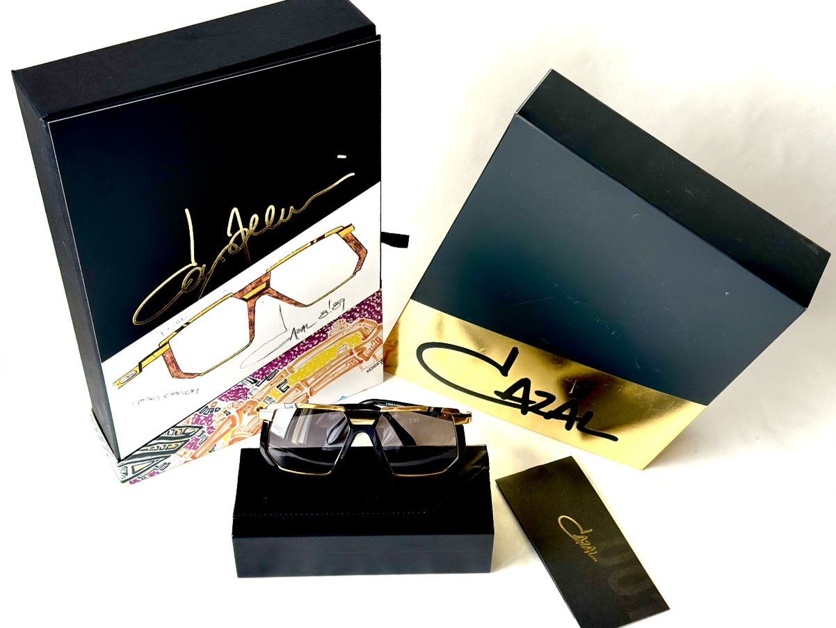 Cazal Cazal 001 Limited Edition 24k Gold Plated Full Set NOS Size ONE SIZE - 4 Thumbnail