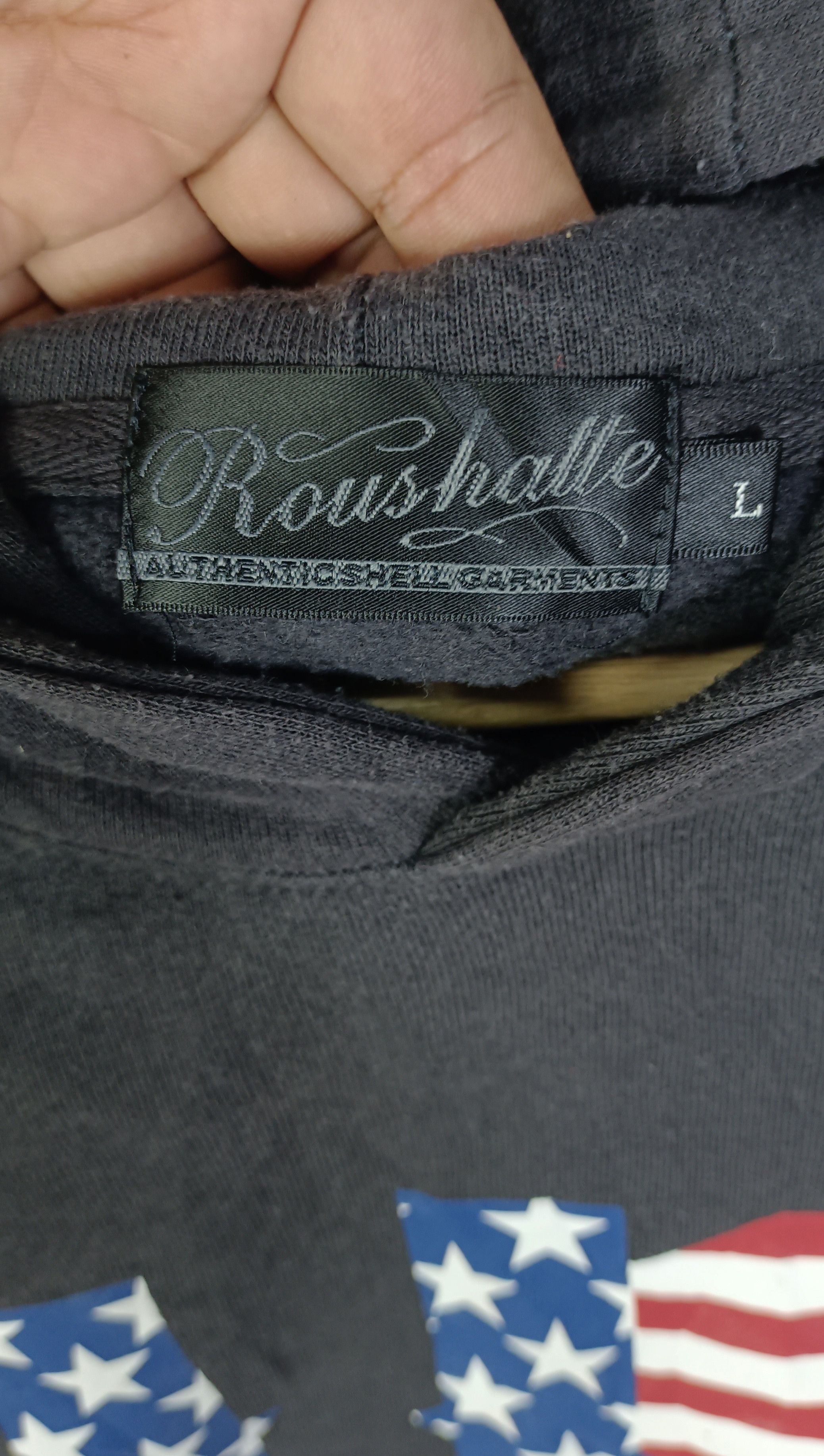Japanese Brand Roushatte United State Flag Hoodie Size US M / EU 48-50 / 2 - 4 Thumbnail