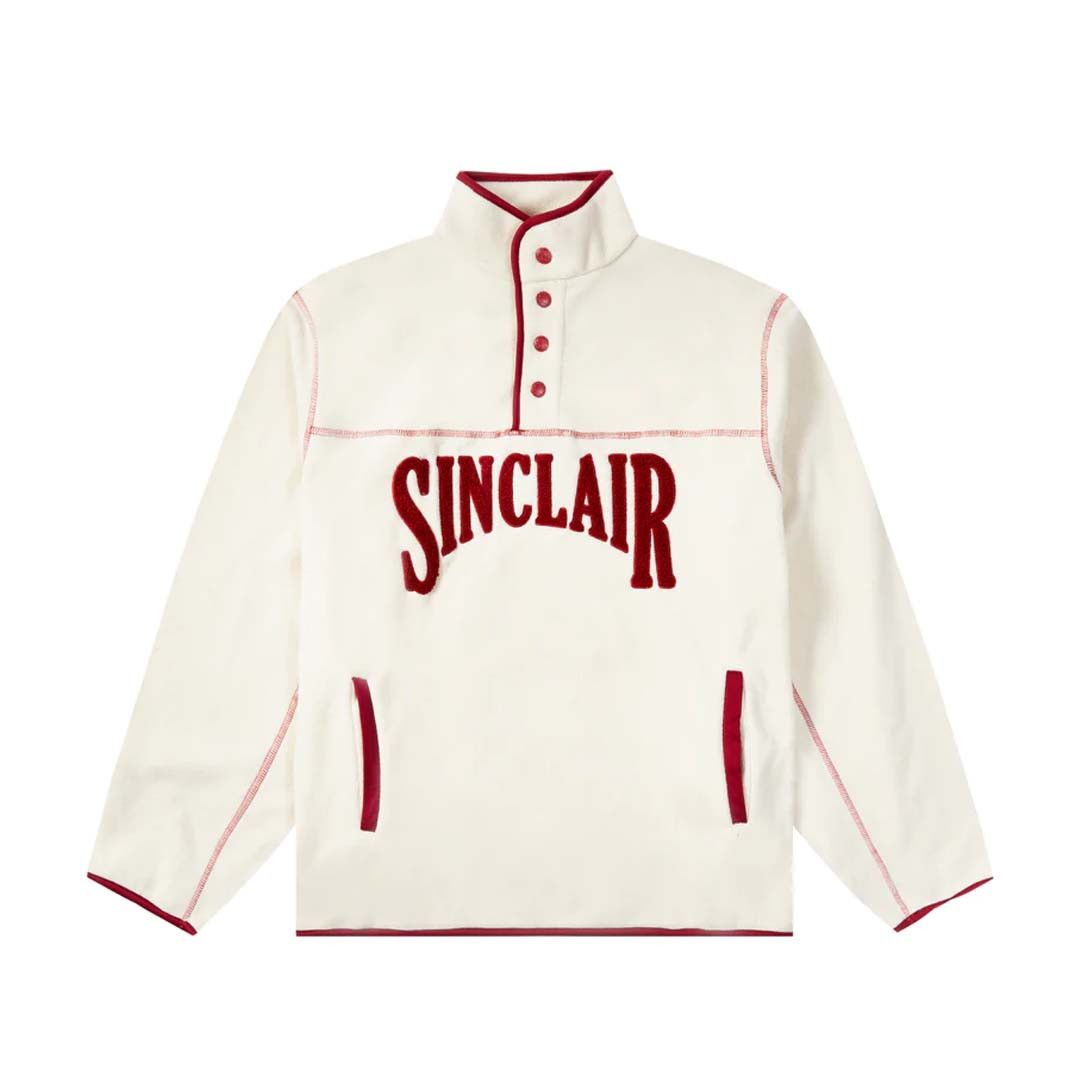 Sinclair Global Sinclair Polar Fleece Quarter Button Up Cream Size US L / EU 52-54 / 3 - 1 Thumbnail