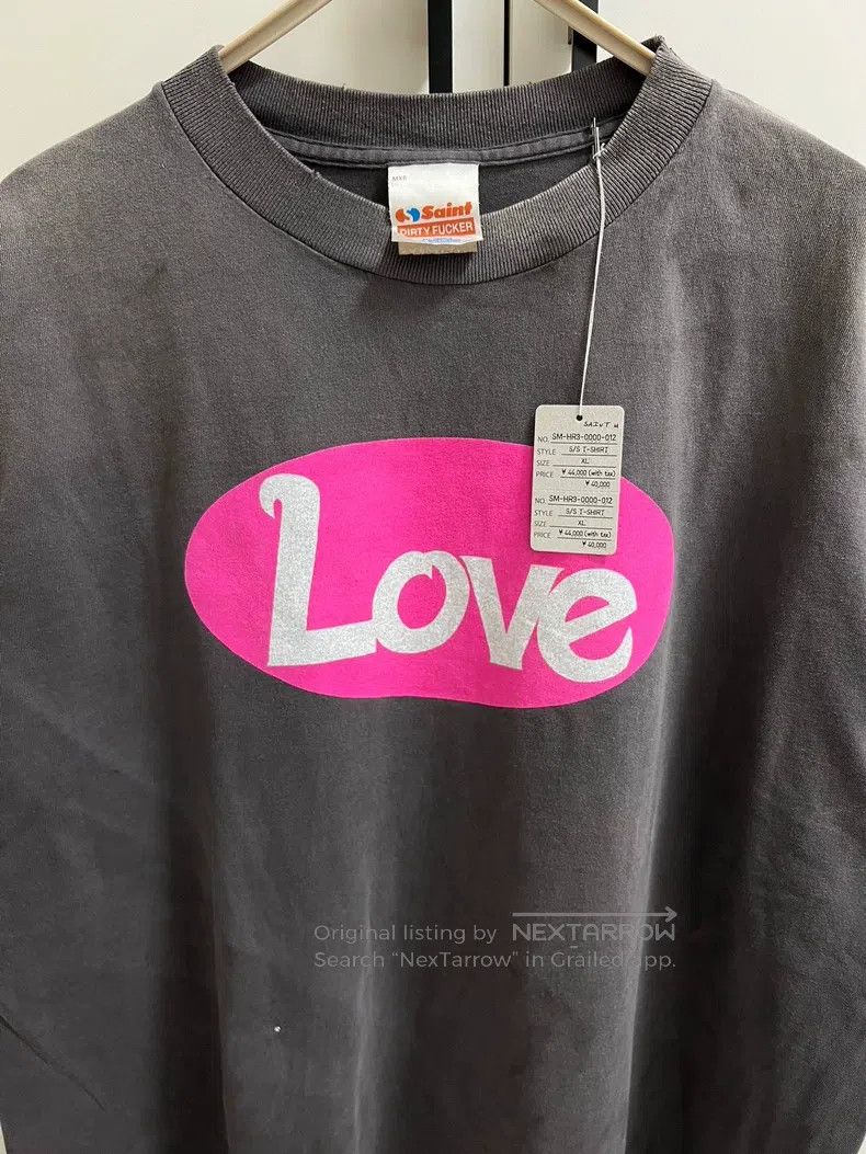 Saint Michael Saint Michael Pink heart distressed short-sleeve Size US XL / EU 56 / 4 - 3 Thumbnail