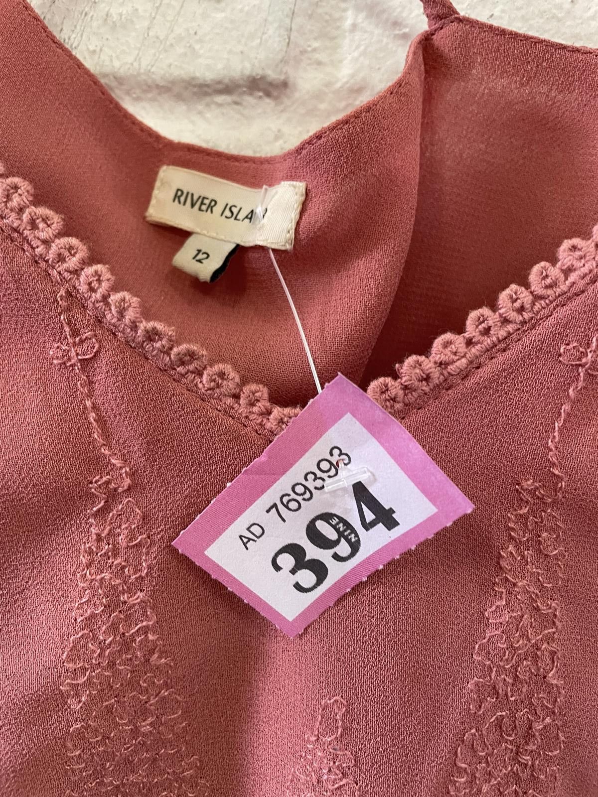 River Island Elegant River Island Pink Lace Cami Top Size M / US 6-8 / IT 42-44 - 2 Thumbnail