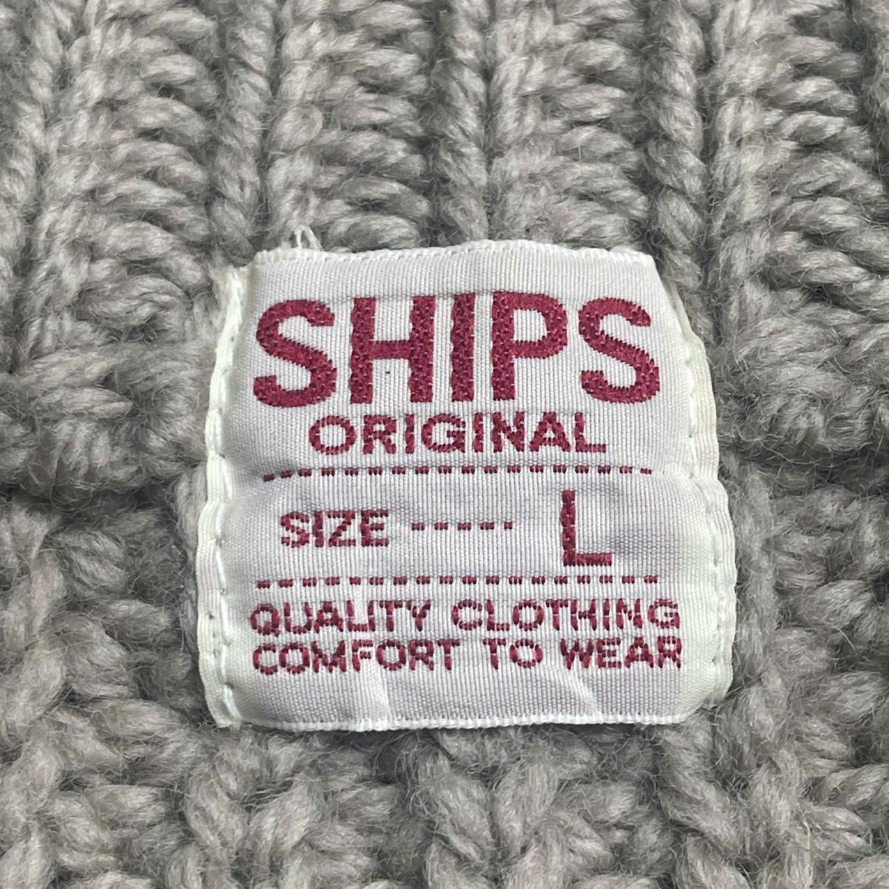 SHIPS SHIPS beige wool jacket Size US L / EU 52-54 / 3 - 6 Thumbnail