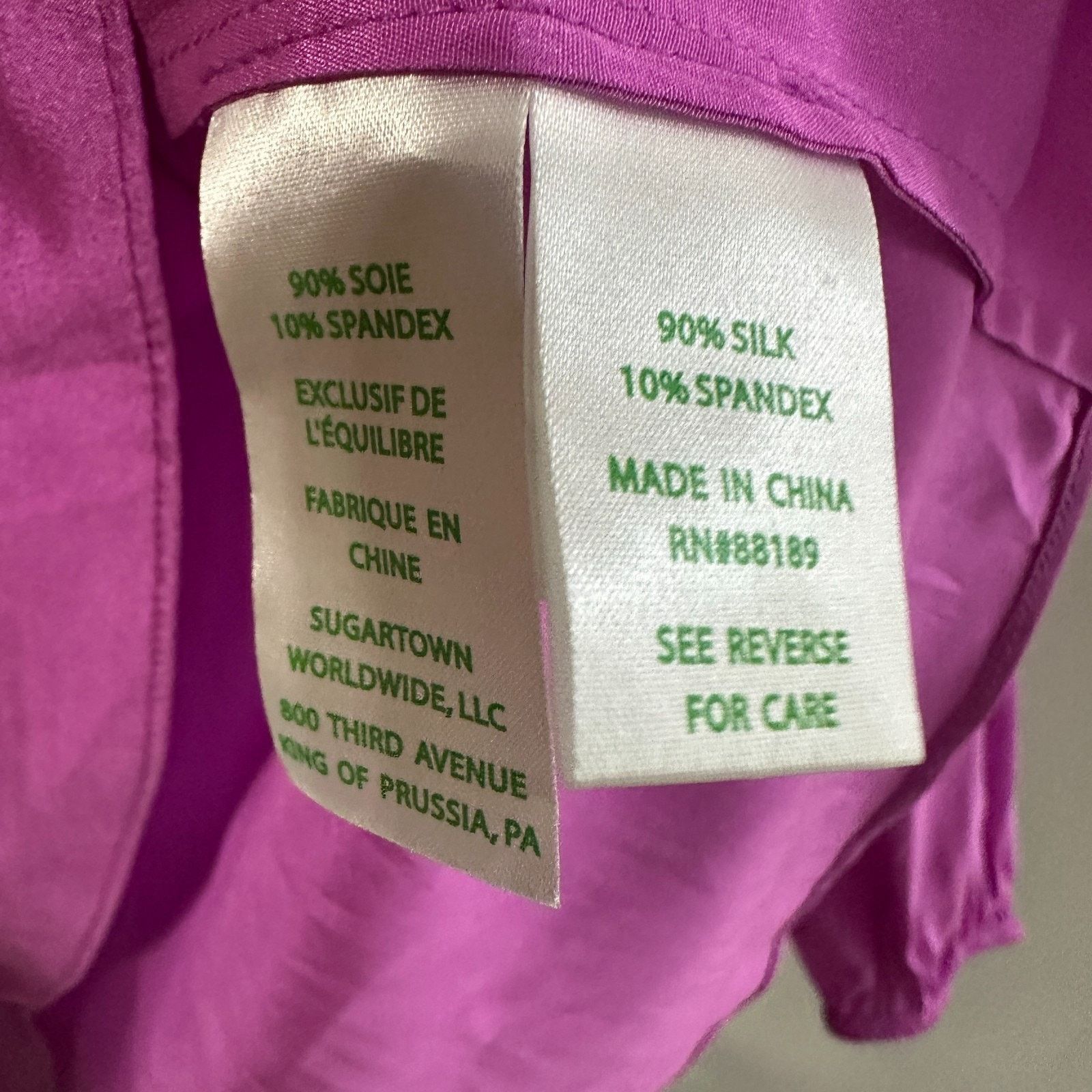 Lilly Pulitzer Lilly Pulitzer Adira Off Shoulder Blouse Size XS Pink Silk Size XS / US 0-2 / IT 36-38 - 3 Thumbnail