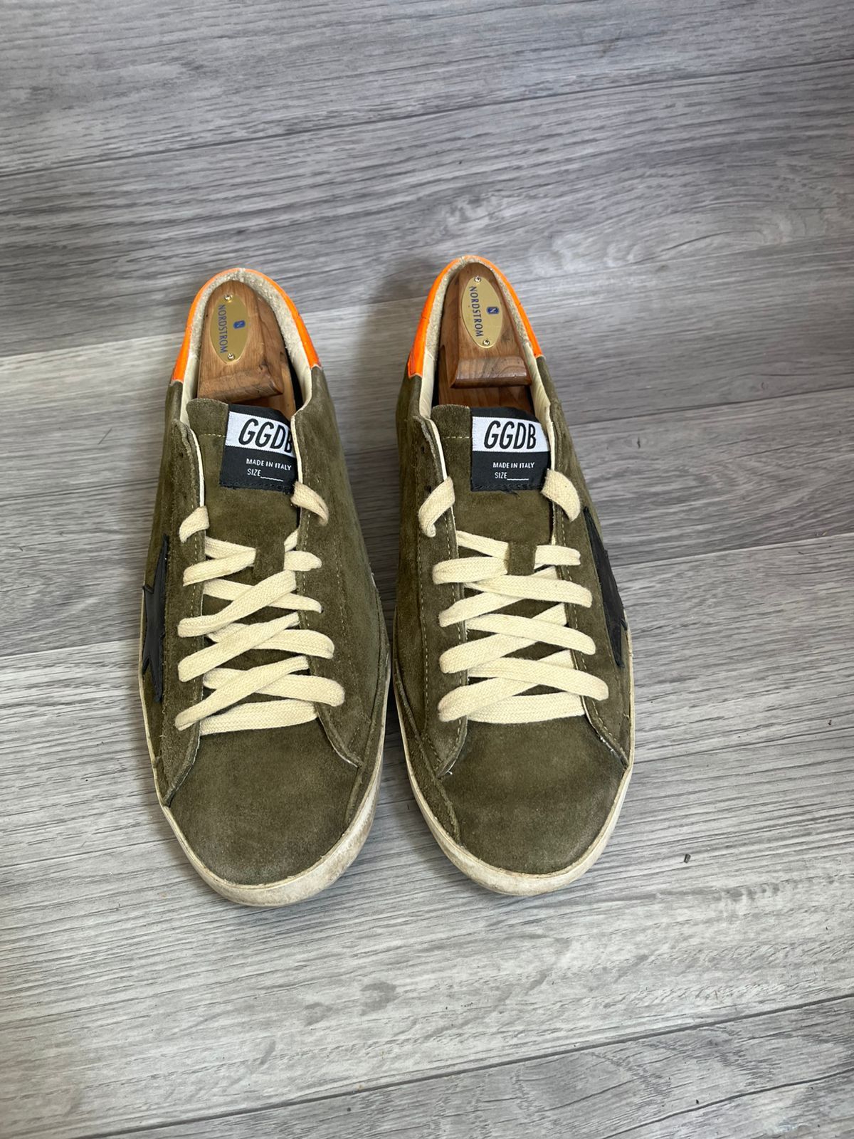 Golden Goose Golden Goose Superstar Green Suede Low Top Sneakers Sz 41 Size US 8 / EU 41 - 13 Thumbnail