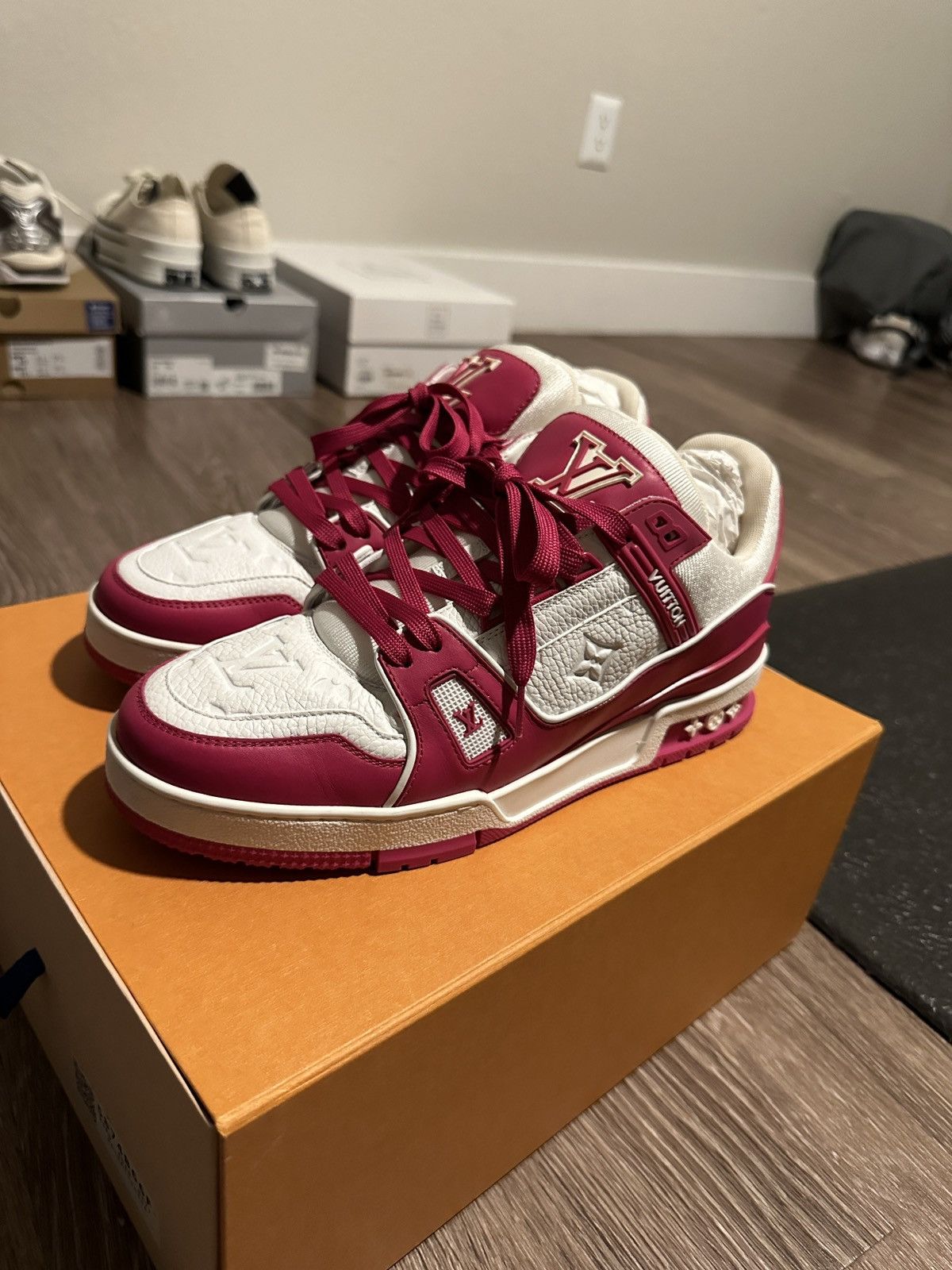 Louis Vuitton Louis Vuitton Trainer Low Fuchsia Size US 10 / EU 43 - 1 Thumbnail