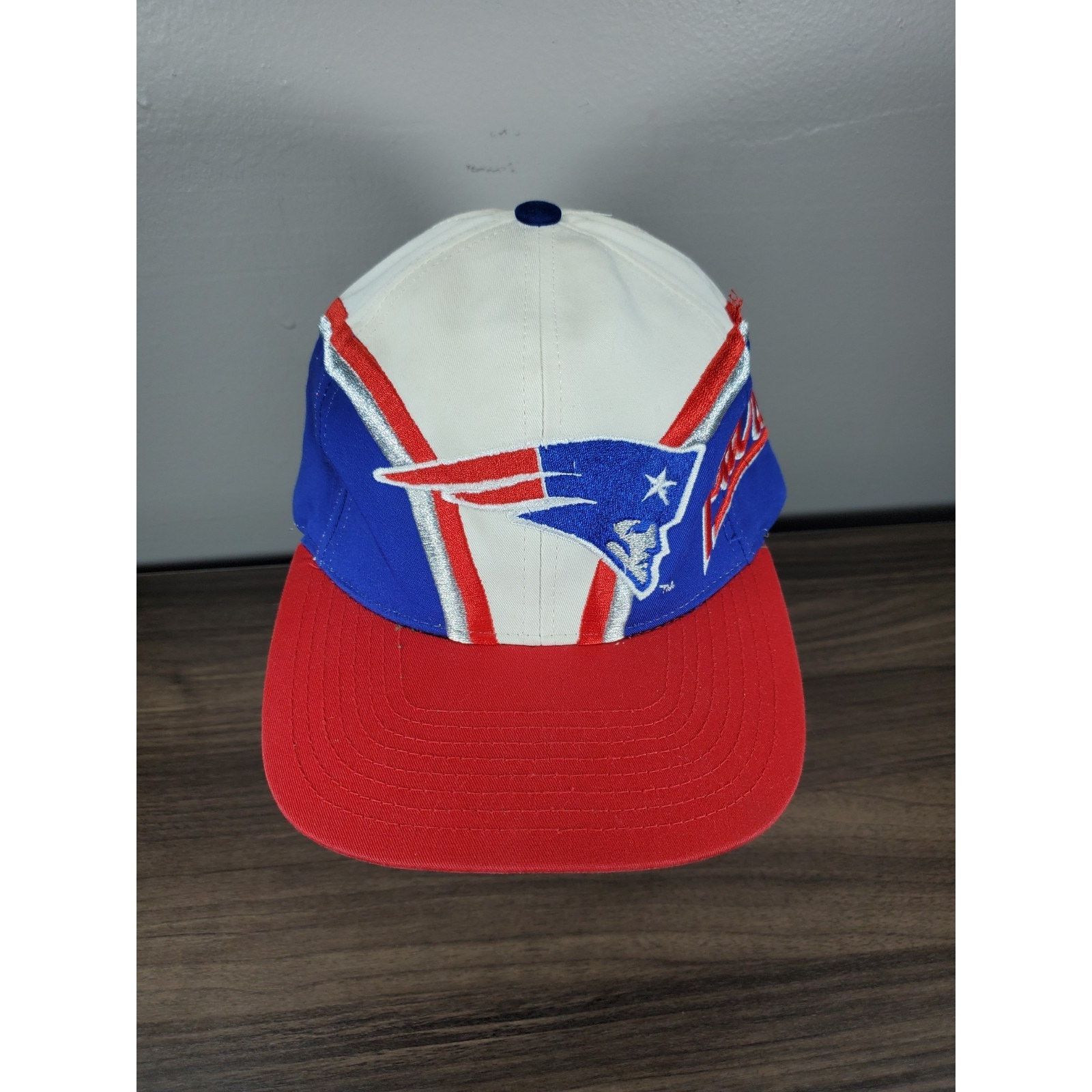 NFL × Vintage 90s Eastport NFL New England Patriots Swirl Hat Snapback Cap Size ONE SIZE - 4 Thumbnail