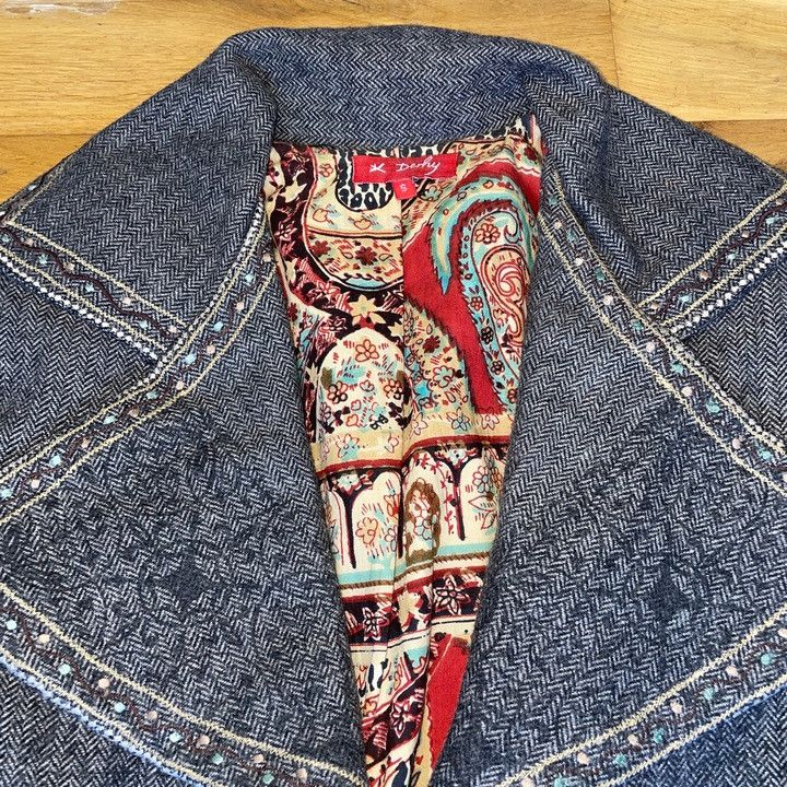 Vintage DERHY WOMEN'S FASHIONABLE VINTAGE RETRO COAT 55% WOOL Size S Size S / US 4 / IT 40 - 5 Thumbnail