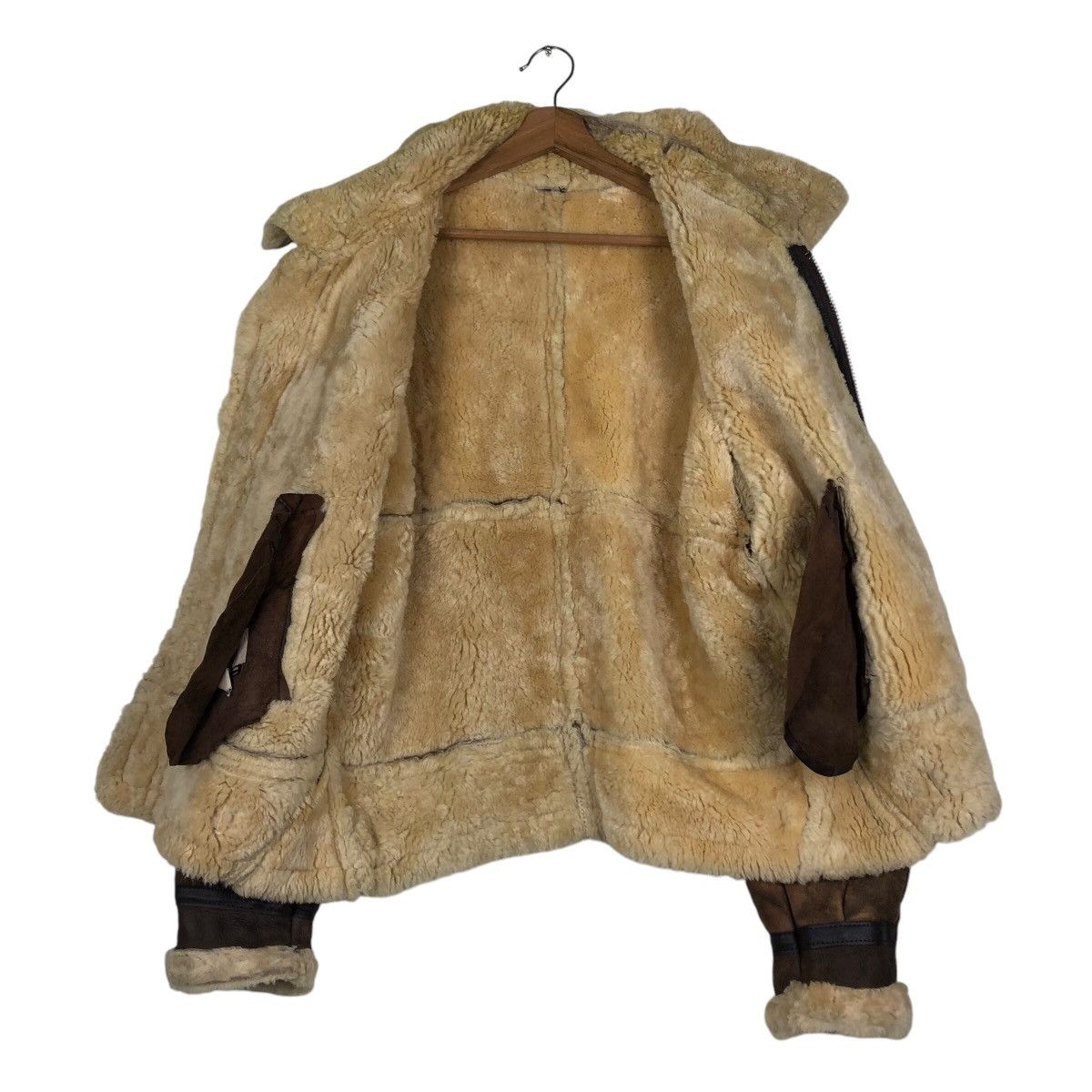 Aero Leathers × Vintage Vintage B3 Leather Jacket Shearling Cooper Genuine Made Usa Size US S / EU 44-46 / 1 - 14 Thumbnail