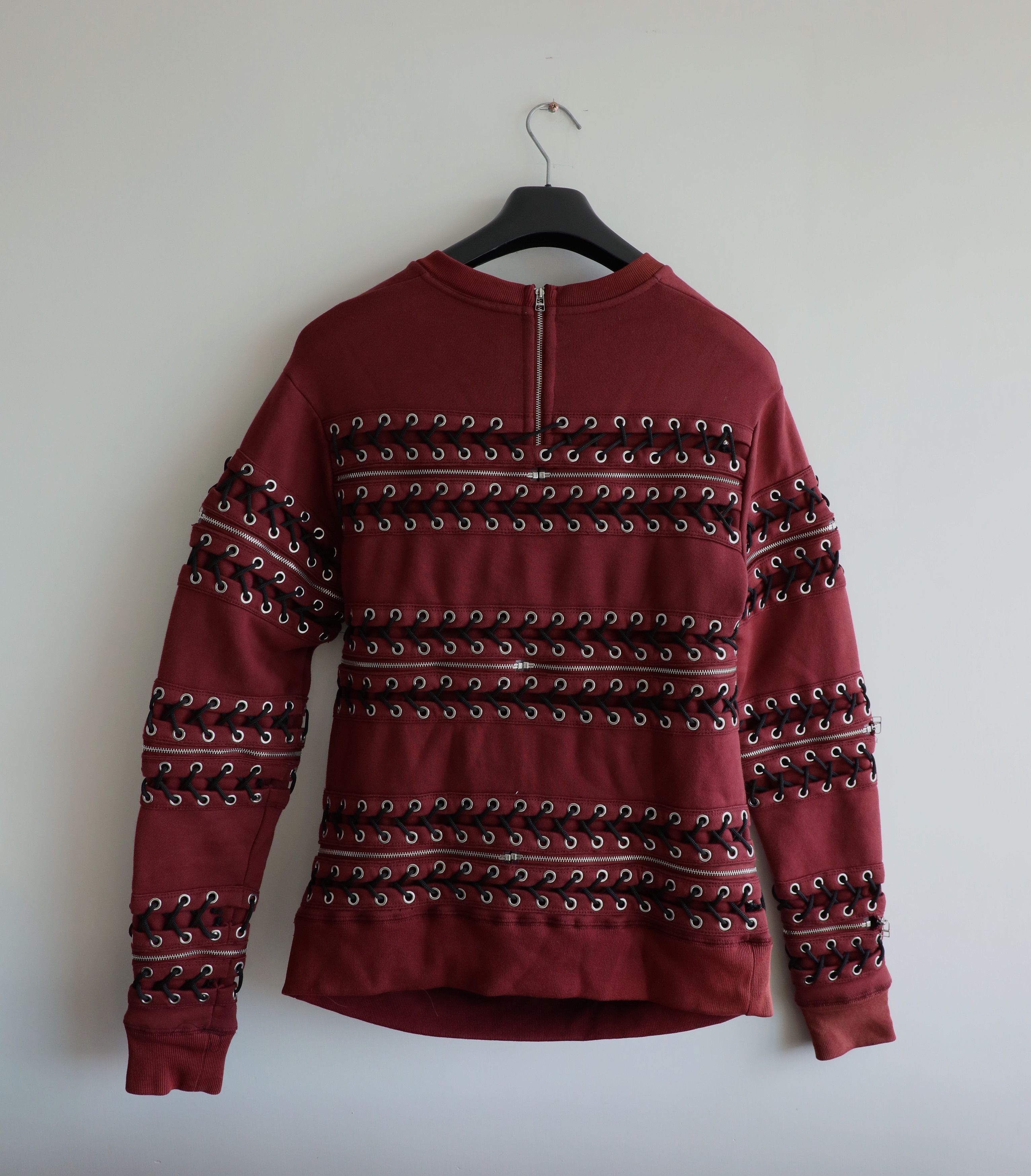 Hood By Air FW14 Grommet Lace-Up Sweater Size US M / EU 48-50 / 2 - 5 Thumbnail