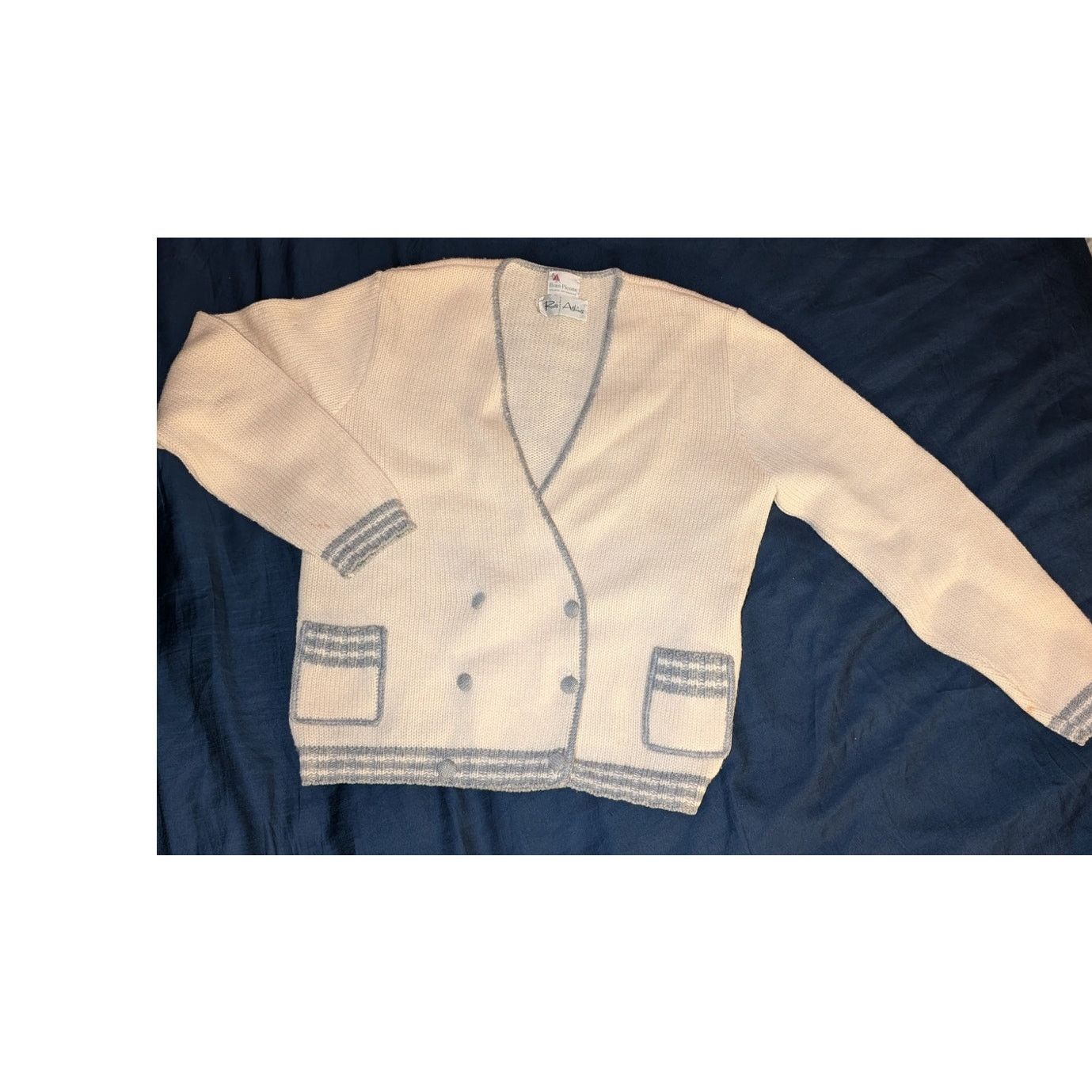 Evan Picone Vintage Evan-Picone Cardigan Sweater Med Wool Roos Atkins Size M / US 6-8 / IT 42-44 - 1 Thumbnail