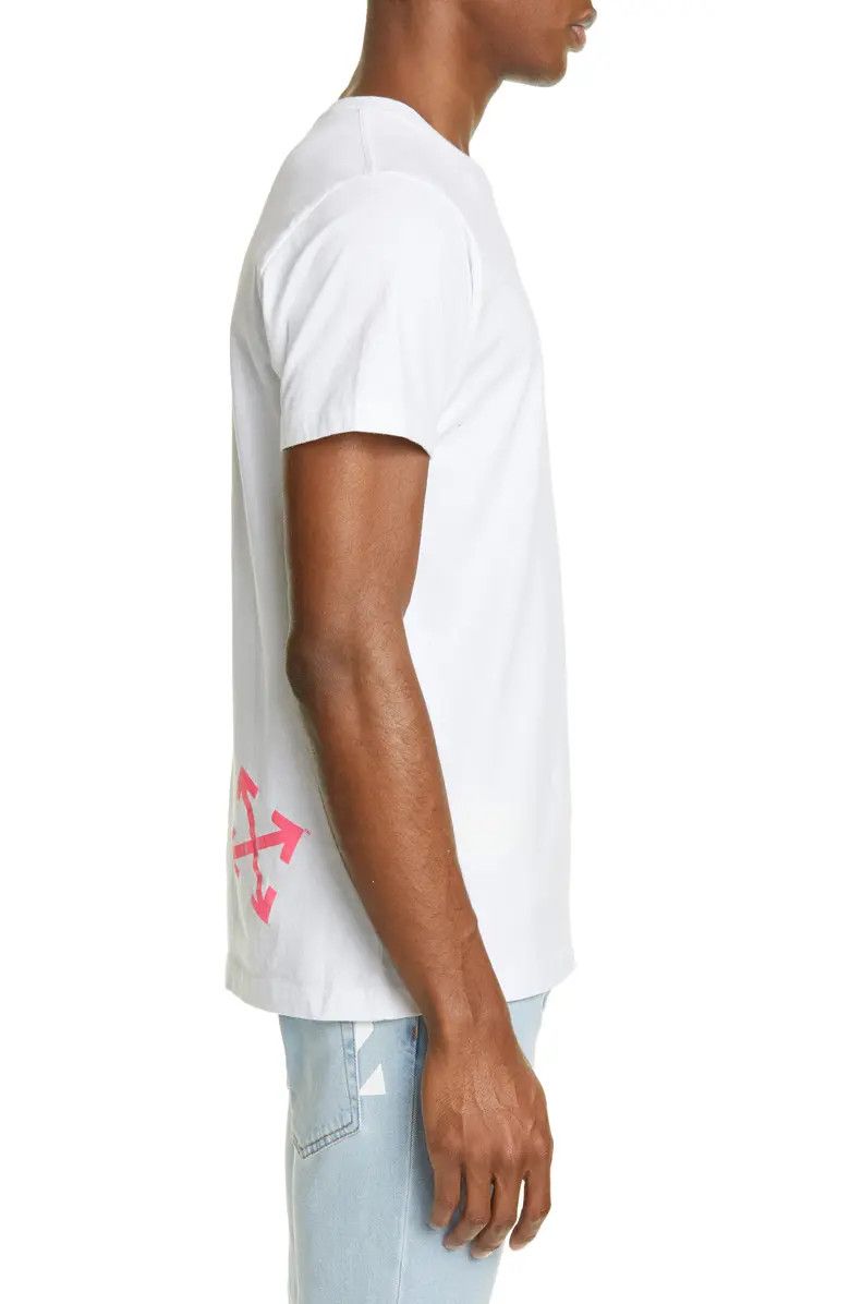 Off-White White Halftone Arrows Logo T-Shirt Size US M / EU 48-50 / 2 - 4 Thumbnail