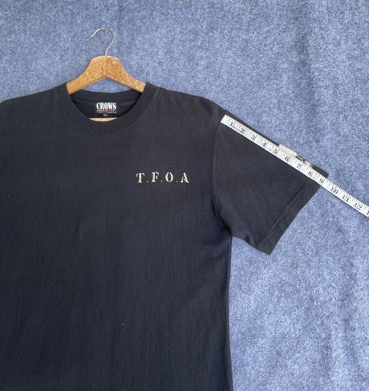 Japanese Brand × Vanson Leathers Last Drop🔥Rare🔥TFOA Skulls Crows Spiritsed Cropped Head Size US M / EU 48-50 / 2 - 13 Thumbnail