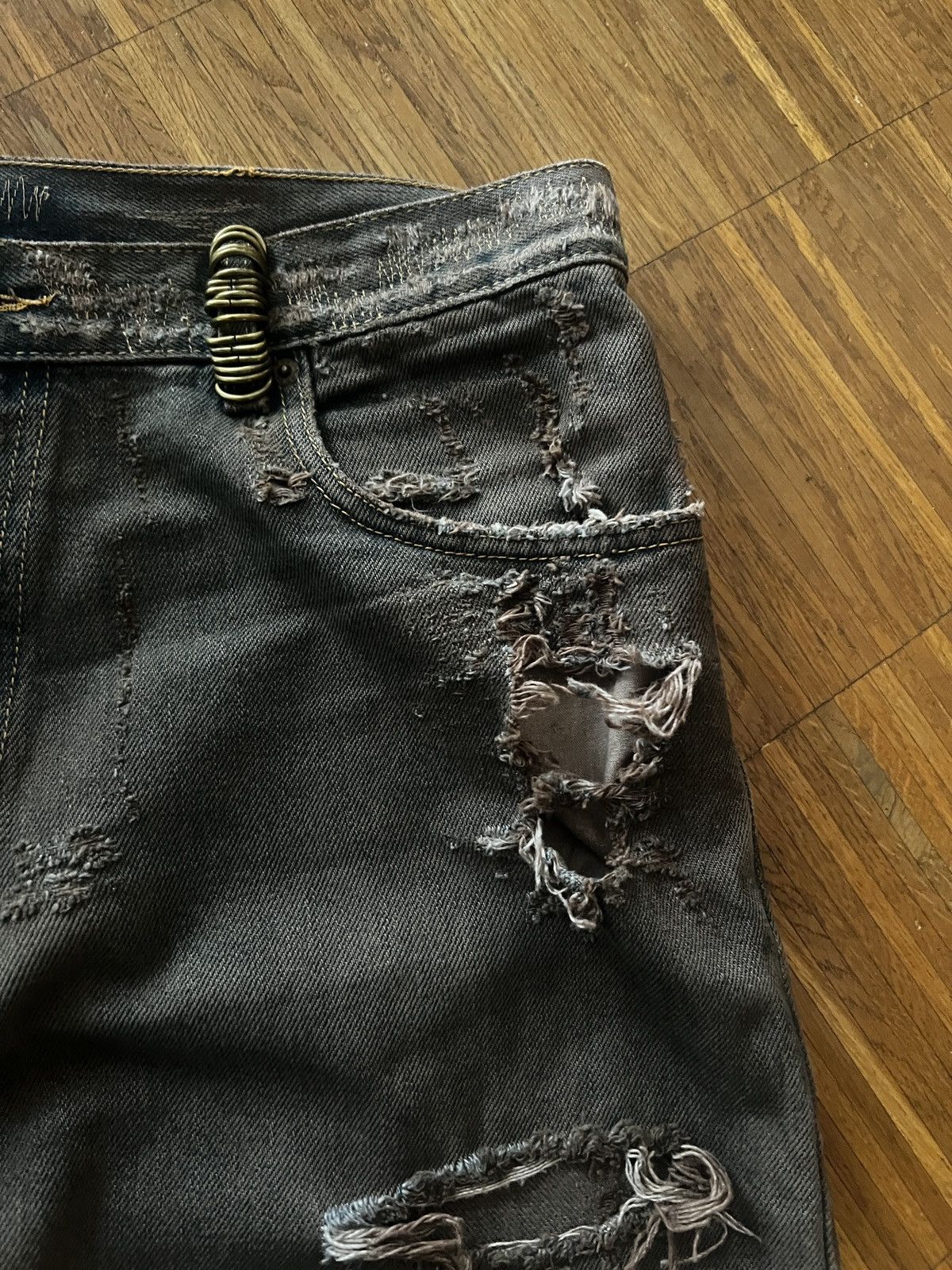 Japanese Brand × Vintage Cracstudio 1of1 custom denim Size US 34 / EU 50 - 6 Thumbnail