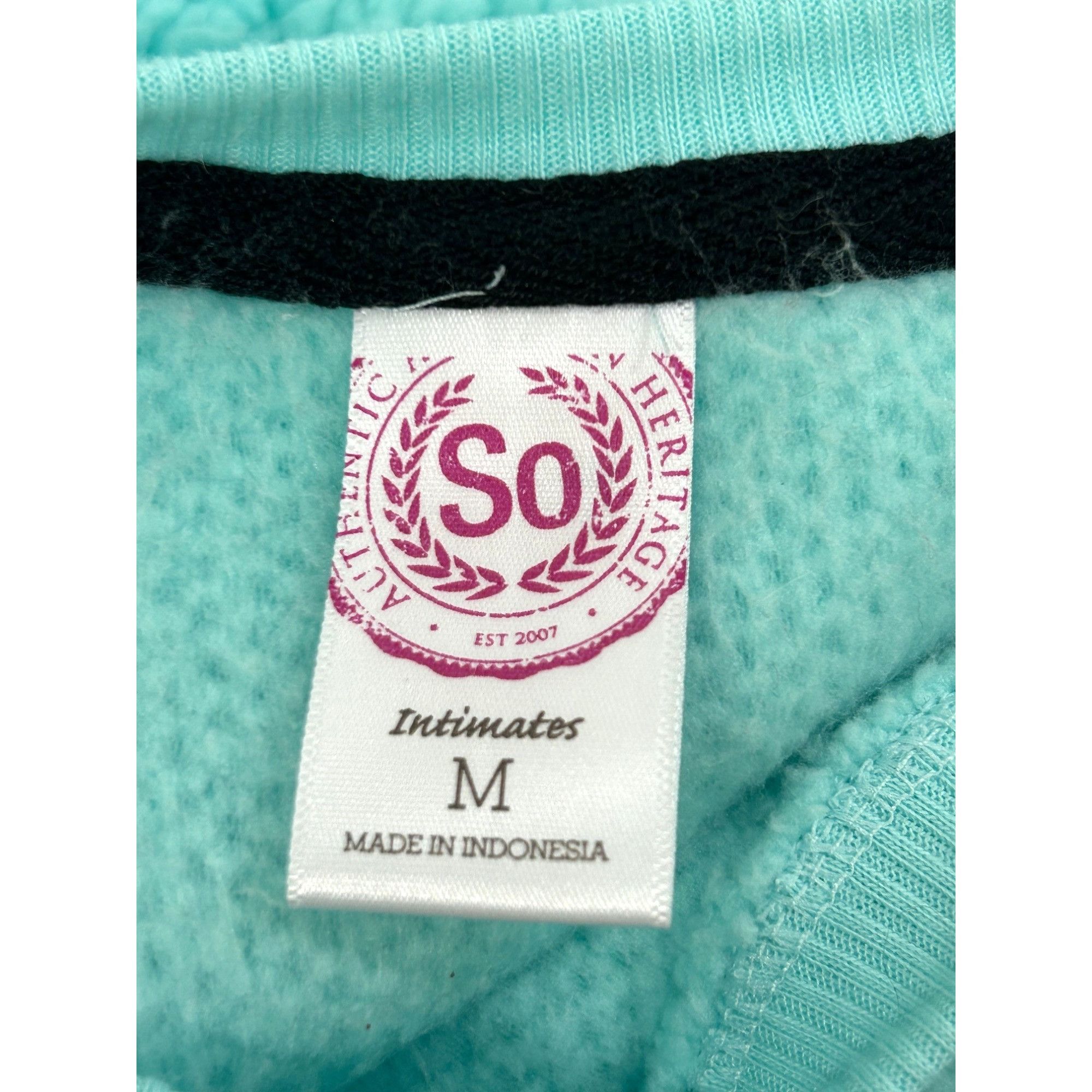 Other So Intimates Women’s Sweatshirt Blue Green M Sherpa Soft Coz Size M / US 6-8 / IT 42-44 - 5 Thumbnail