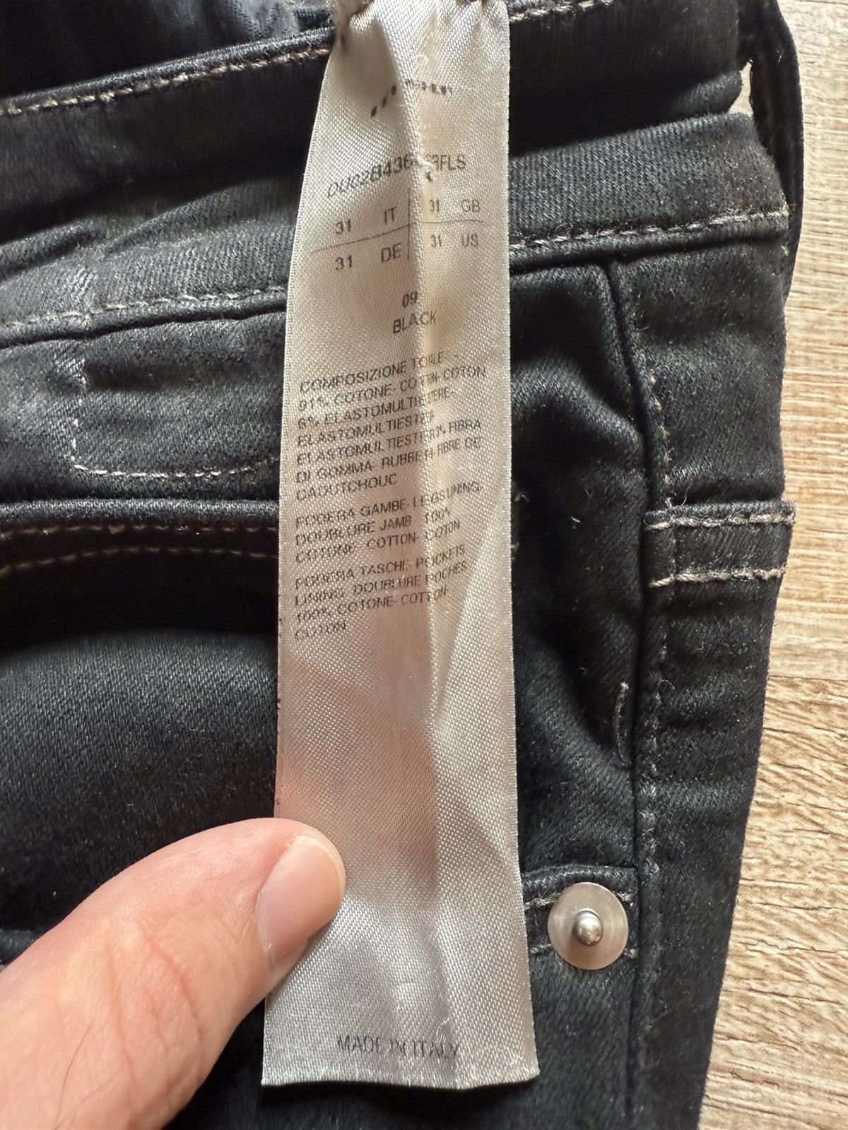 Rick Owens × Rick Owens Drkshdw Rick Owens Detroit Cut Skinny Jeans Size US 31 - 4 Thumbnail