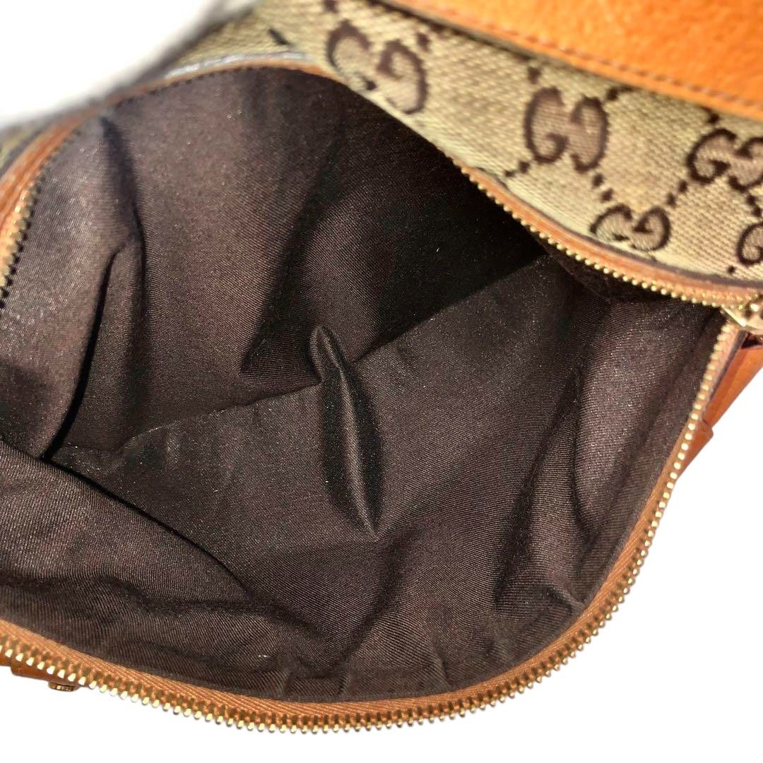 Gucci Gucci - Shoulder Bag Beige Brown Leather GG Monogram Size ONE SIZE - 4 Thumbnail