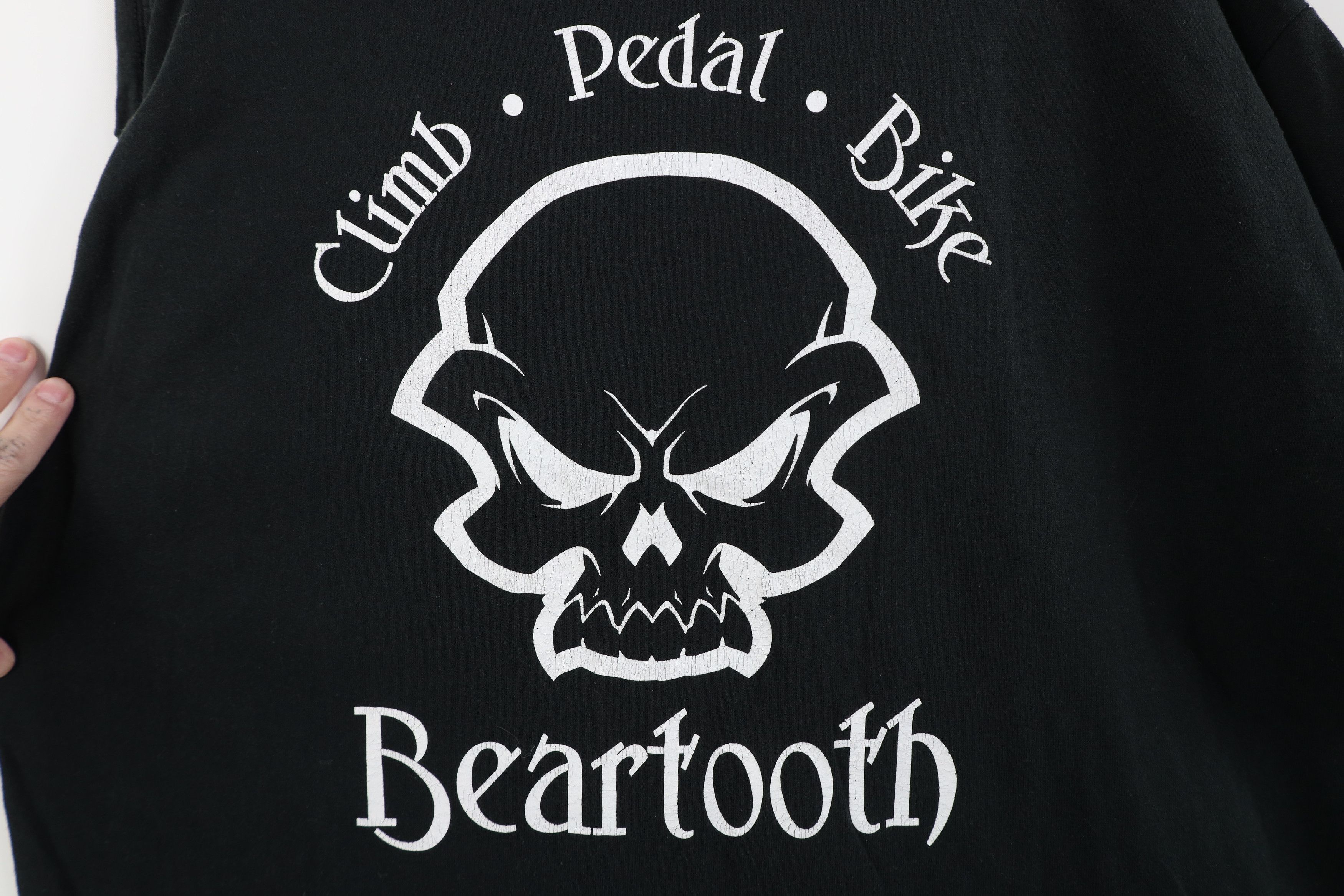Vintage Vintage Streetwear Skull Beartooth Bike Shop T-Shirt Size US XL / EU 56 / 4 - 11 Thumbnail