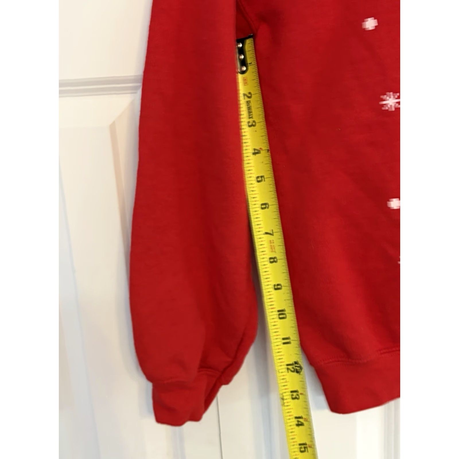 Jerzees JERZEES Santa Claws Sweatshirt Women's Red Pullover Cat Christmas Crew Neck Long Sleeve Modern Classic Fit M Sweatshirt Size M / US 6-8 / IT 42-44 - 4 Thumbnail