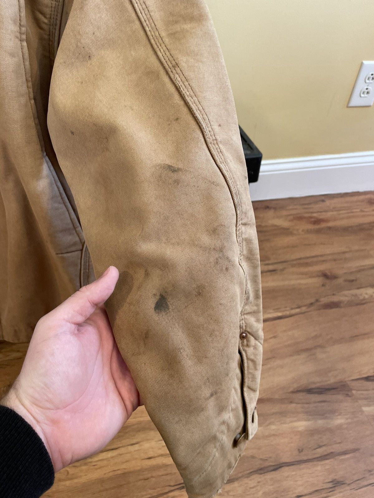 Carhartt Vintage Carhartt Blanket lined chore coat (1980s?) Large Size US L / EU 52-54 / 3 - 9 Thumbnail