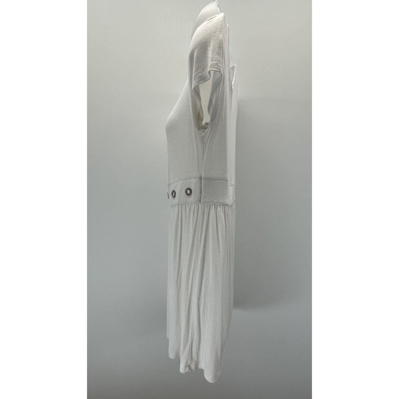 Other V Cristina Dress Woman's Medium White Stretch. Size M / US 6-8 / IT 42-44 - 3 Thumbnail