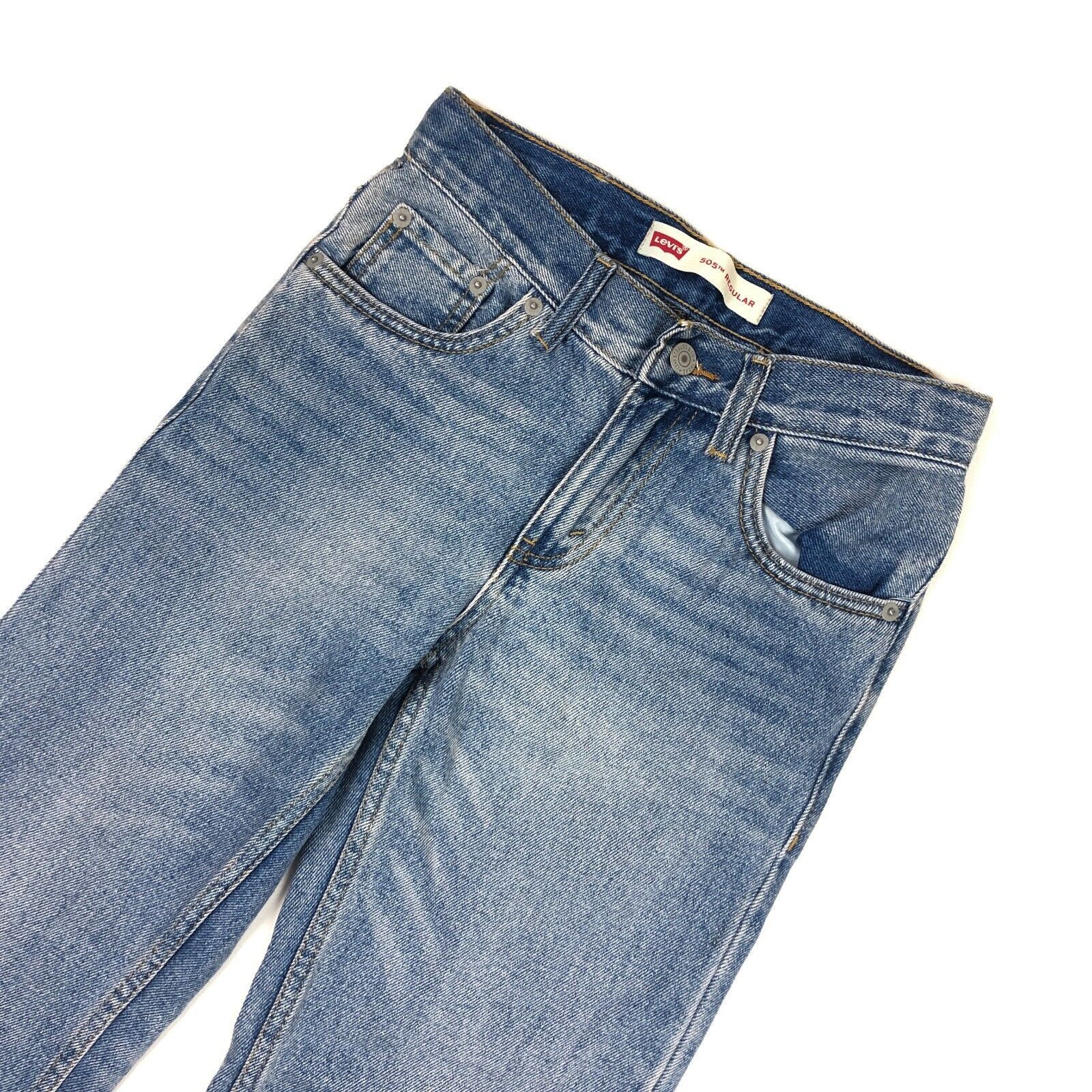 Levi's Levis Womens 505 Denim Jeans Pants Bottoms Size 10 Reg 25x25 Size 32" / US 10 / IT 46 - 2 Thumbnail
