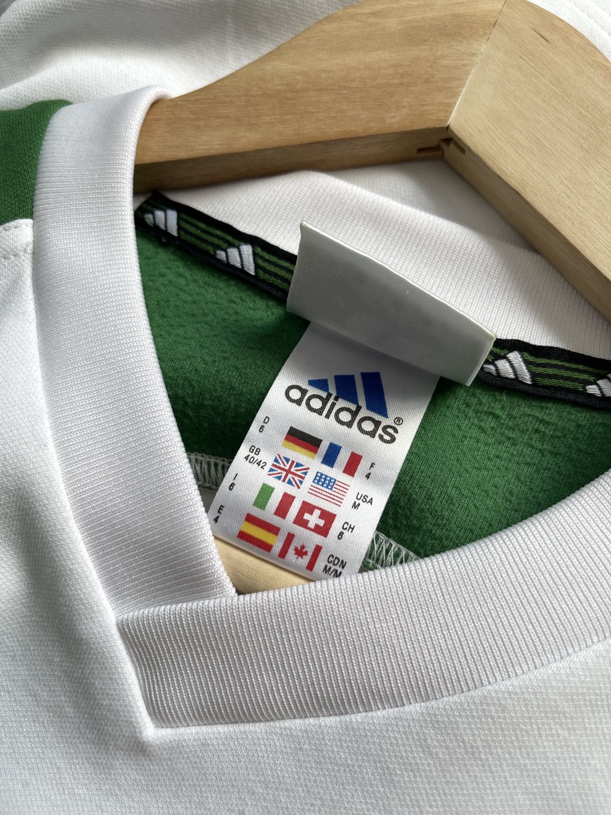 Adidas × Vintage Vintage 90s Polyester Adidas Equipment T-Shirt Size US M / EU 48-50 / 2 - 10 Thumbnail