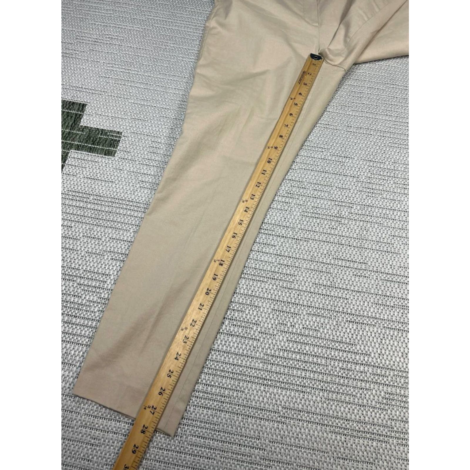 Theory Theory Dress Pants Womens 8 Khaki Beige Slim Shirt Pants Women Dress Pants Slim Bl Size 30" / US 8 / IT 44 - 2 Thumbnail
