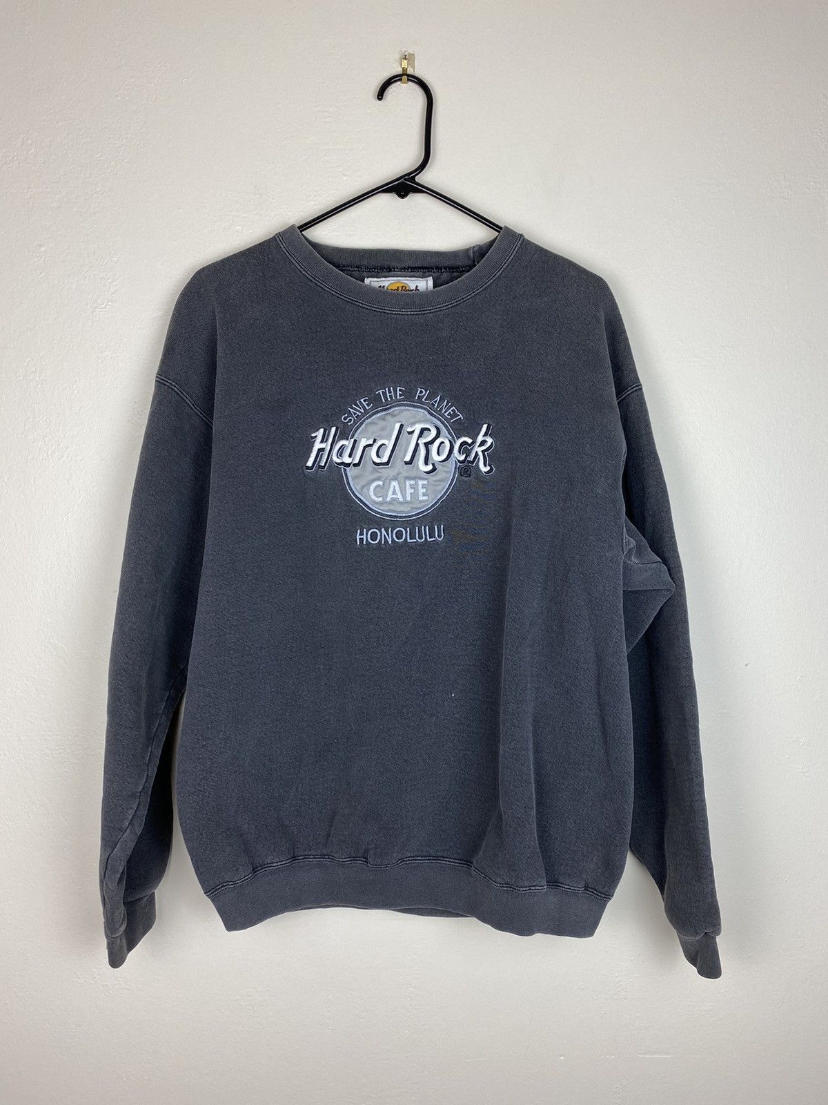 Hard Rock Cafe × Vintage Made in USA Hard rock Cafe Honolulu Save the Planet Faded Size US M / EU 48-50 / 2 - 1 Thumbnail