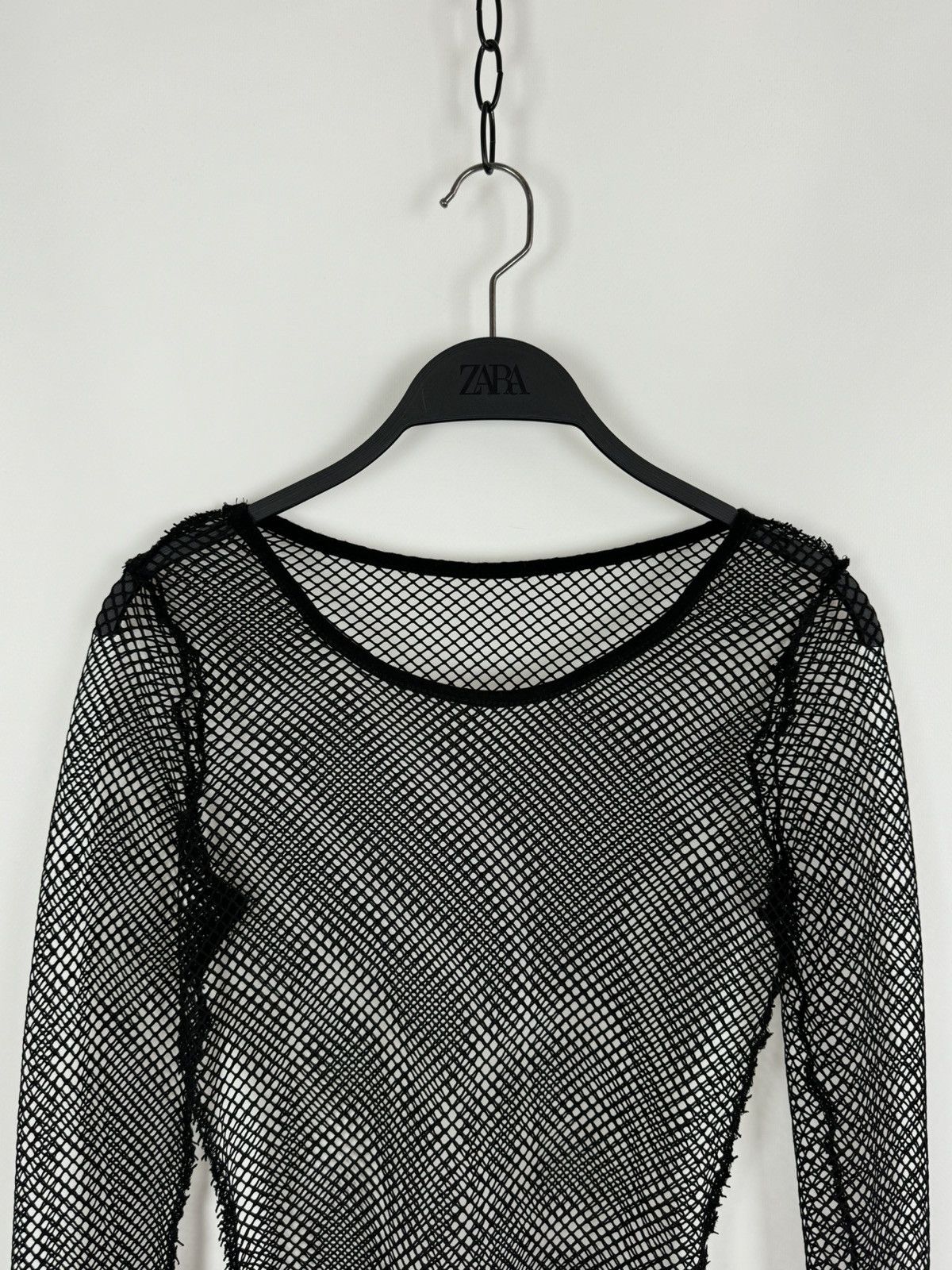 Vintage Y2K Vintage Mesh Top L/S Size M / US 6-8 / IT 42-44 - 3 Thumbnail