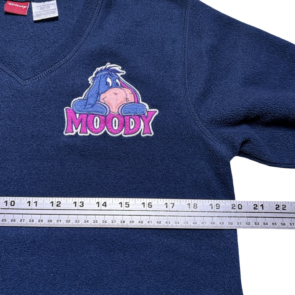 Disney Disney Eeyore Fleece Pullover Moody Navy Blue Sweatshirt Size M / US 6-8 / IT 42-44 - 4 Thumbnail