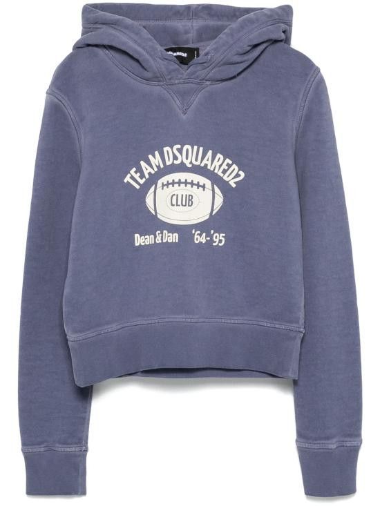 Dsquared2 DSQUARED2 Women Hoodies S72GU0460S25030 486 BLUE Size M / US 6-8 / IT 42-44 - 1 Thumbnail