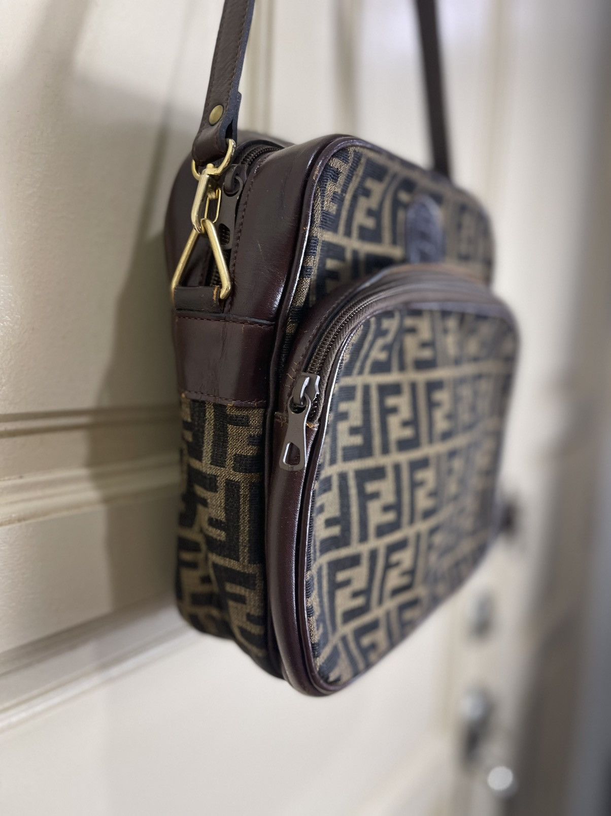 Fendi Vintage Fendi Zucca Monogram Shoulder Bag Size ONE SIZE - 2 Thumbnail