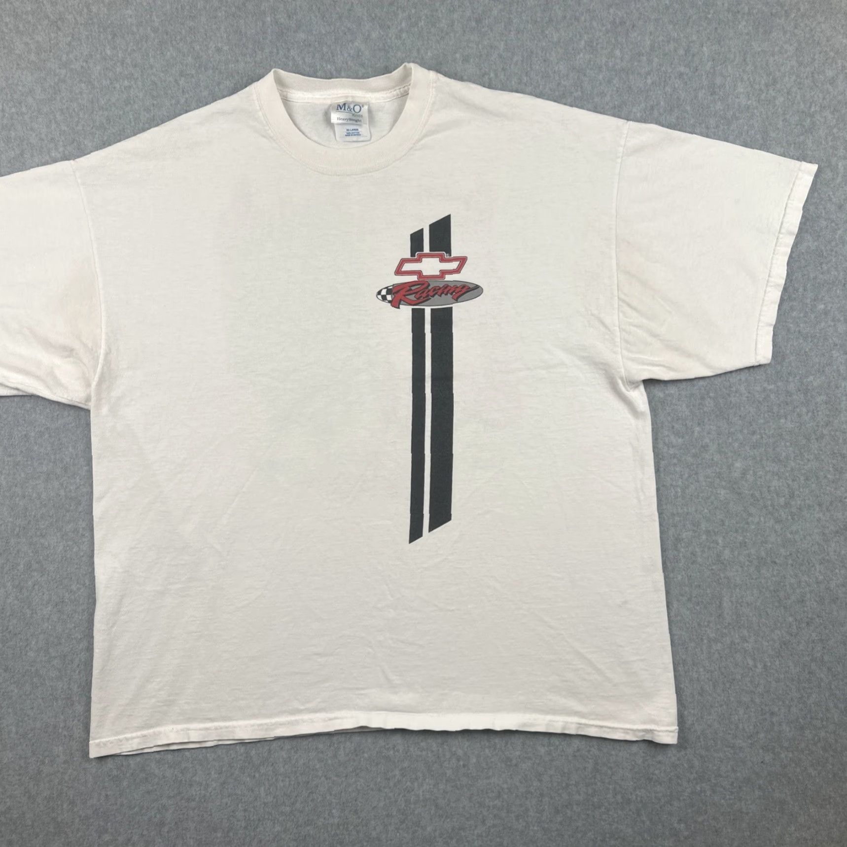 Doublet VINTAGE M&O KNITS Mens XXL White Shirt Chevrolet Racing Double-Sided Graphic Tee Size US XXL / EU 58 / 5 - 3 Thumbnail